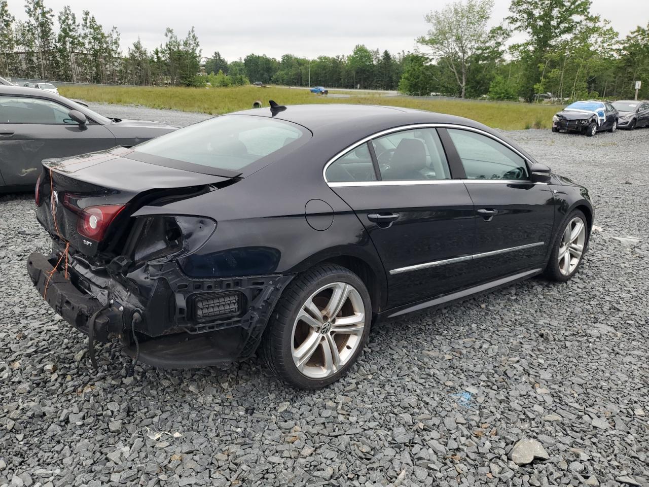 2011 Volkswagen Passat Cc Highline Black vin: WVWDN9AN7BE713436