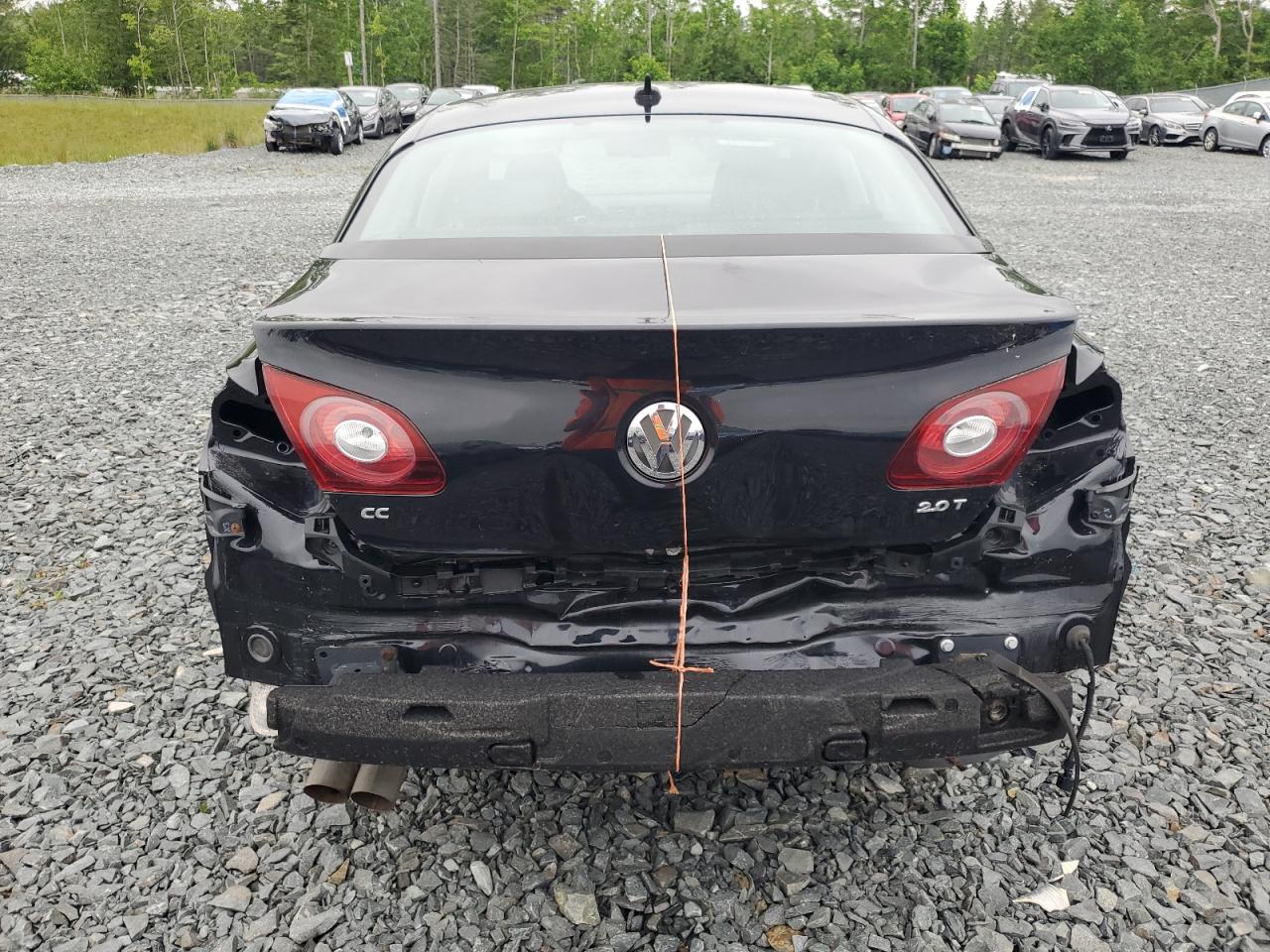 2011 Volkswagen Passat Cc Highline Black vin: WVWDN9AN7BE713436