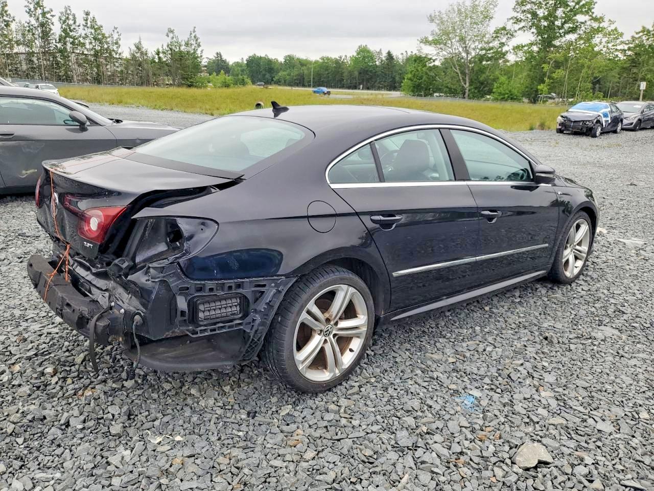 2011 Volkswagen Passat Cc Highline Black vin: WVWDN9AN7BE713436