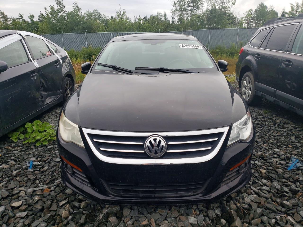 2011 Volkswagen Passat Cc Highline Black vin: WVWDN9AN7BE713436