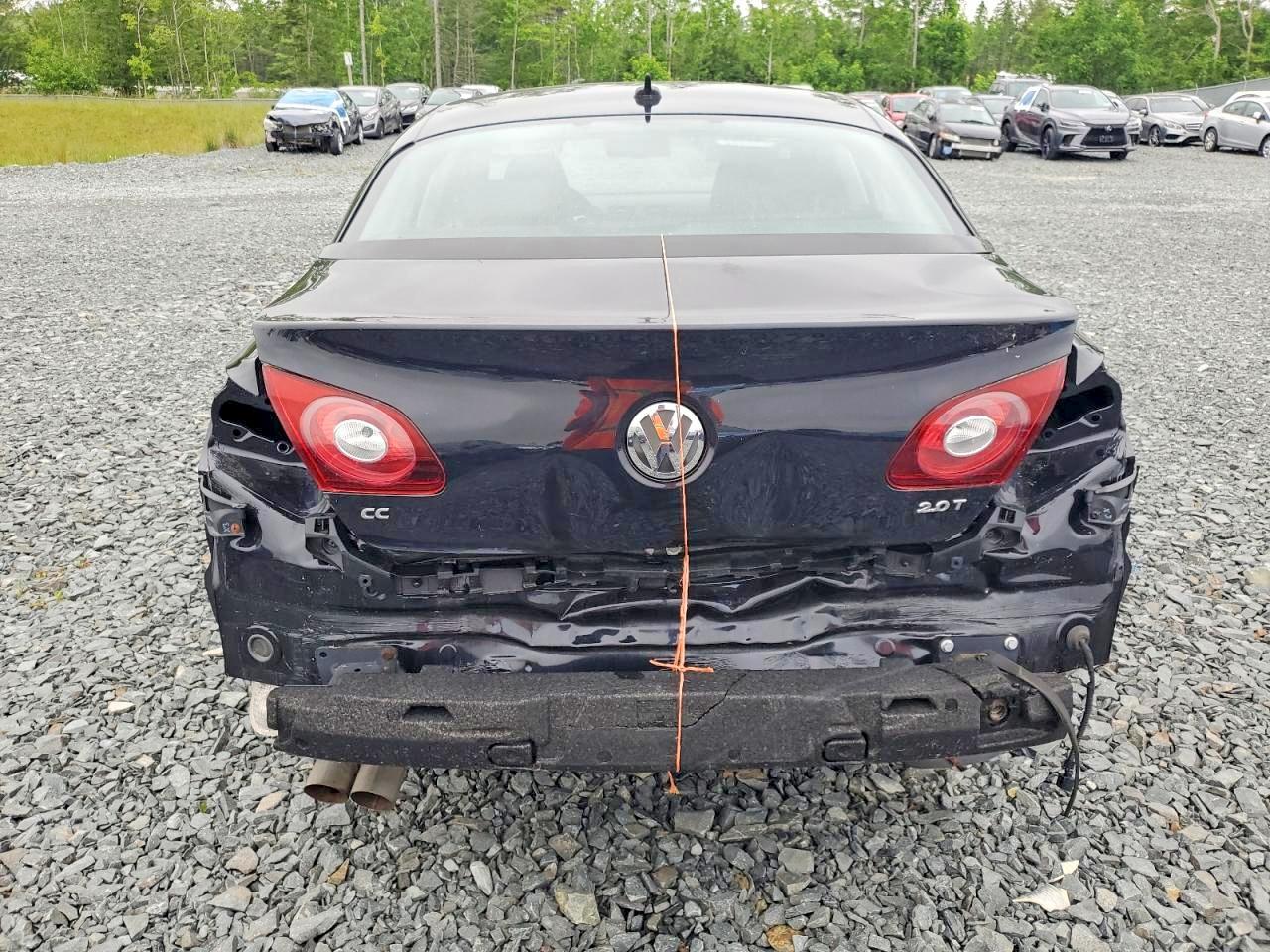 2011 Volkswagen Passat Cc Highline Black vin: WVWDN9AN7BE713436