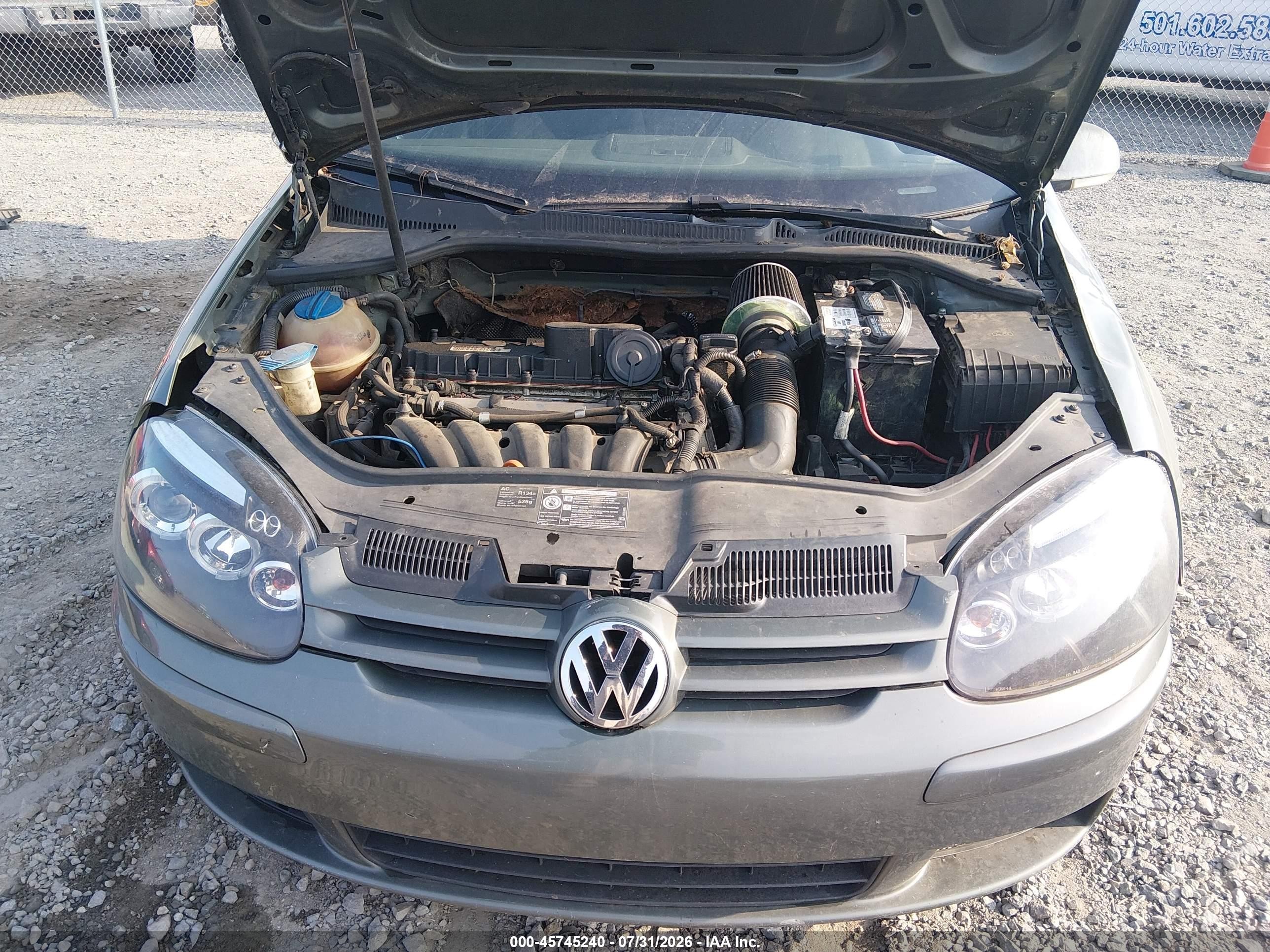2007 Volkswagen Rabbit 4-door Green vin: WVWDR91K77W045200