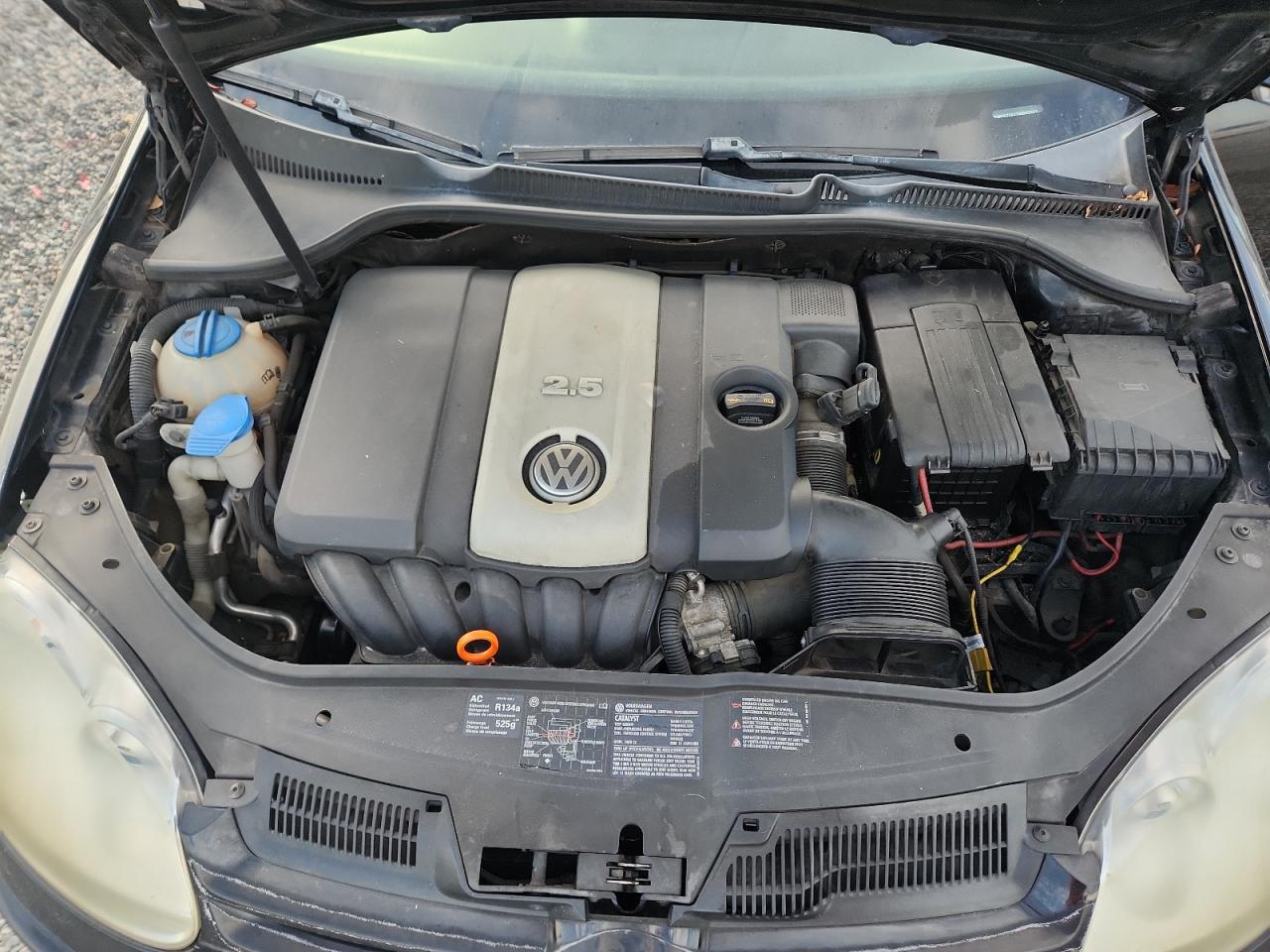 2007 Volkswagen Rabbit Black vin: WVWDS71K17W093347