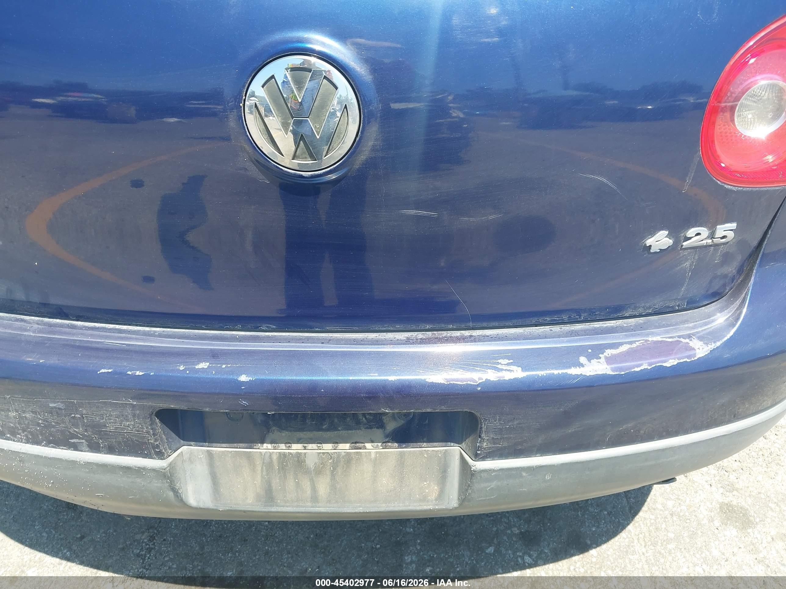 2007 Volkswagen Rabbit 4-door Blue vin: WVWDS71K57W047665
