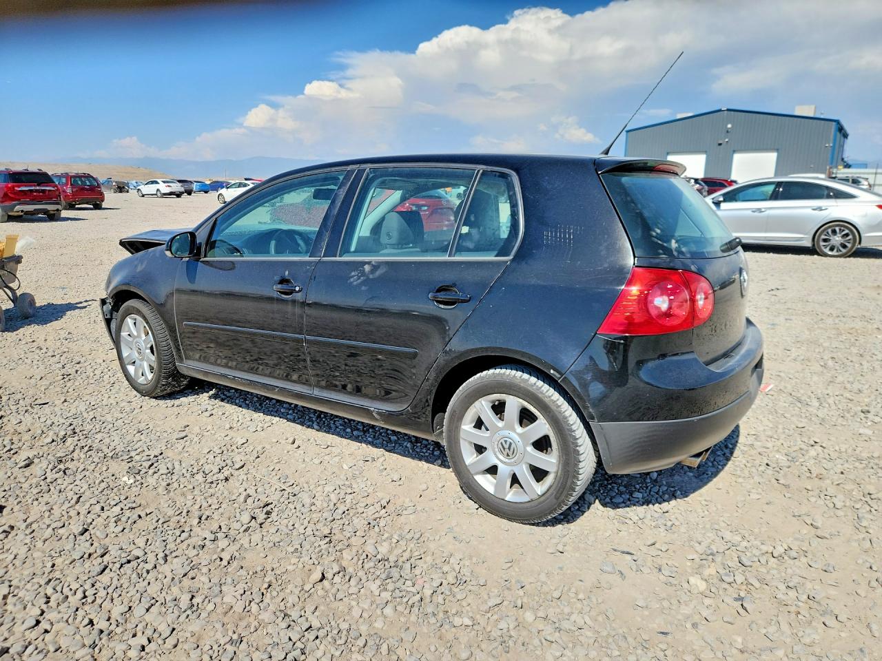 2006 Volkswagen Rabbit Black vin: WVWDS71K66W184273