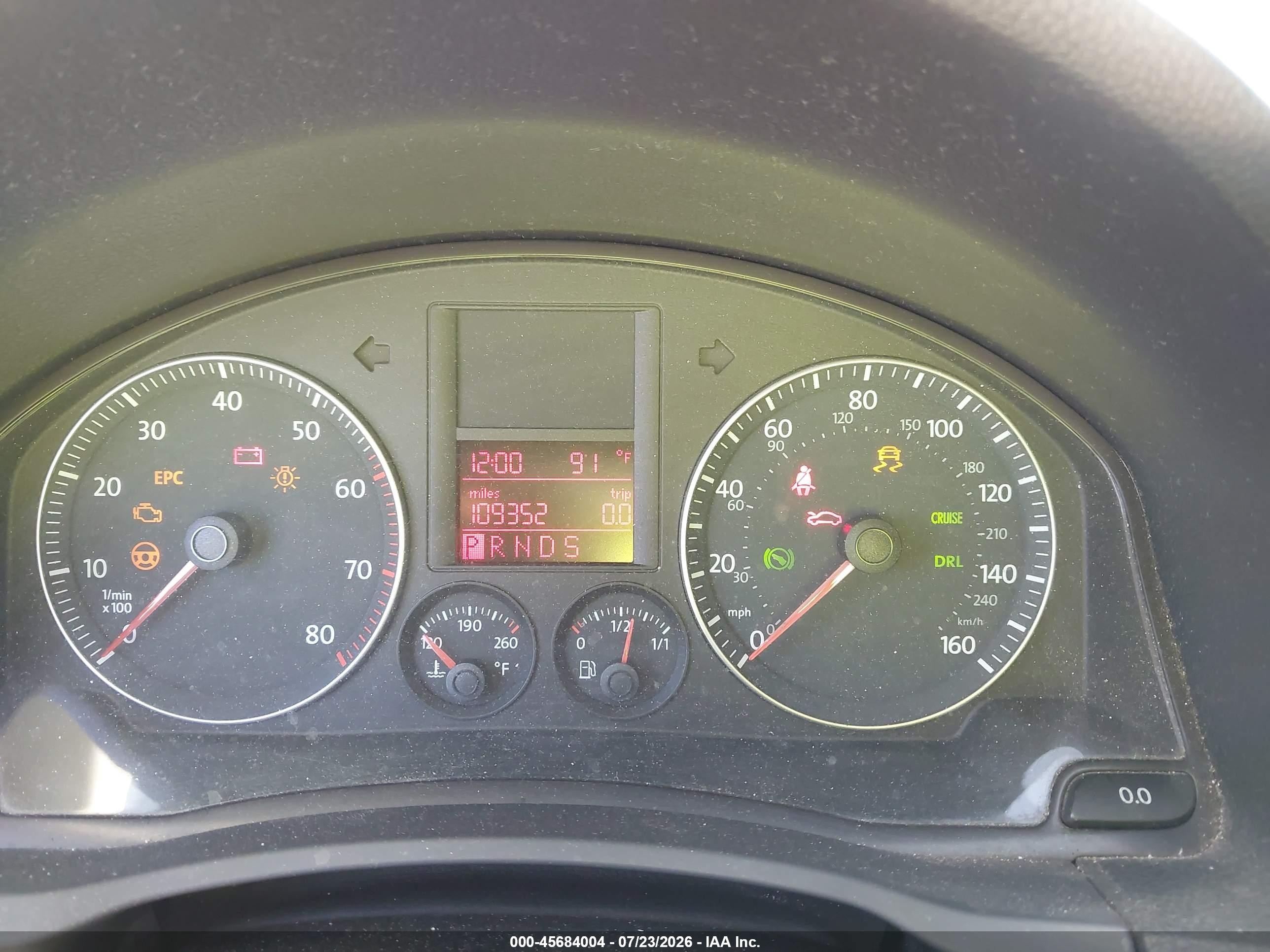 2006 Volkswagen Rabbit 4-door Black vin: WVWDS71KX6W200958