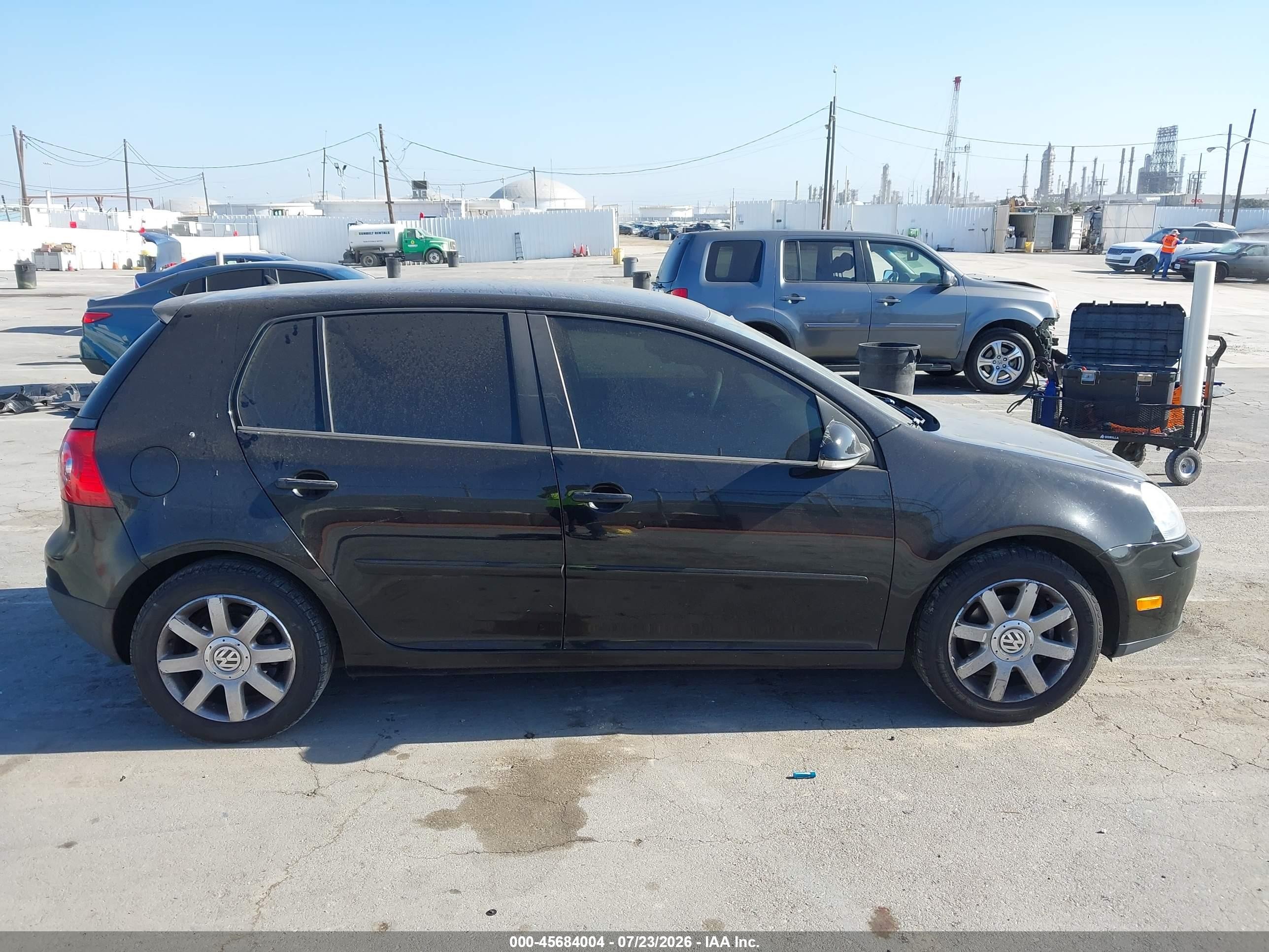 2006 Volkswagen Rabbit 4-door Black vin: WVWDS71KX6W200958