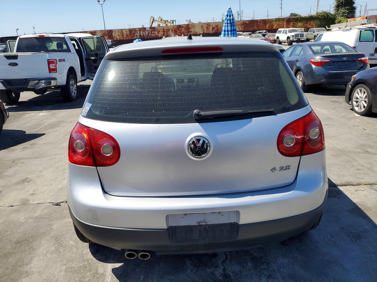 2007 Volkswagen Rabbit Silver vin: WVWDS71KX7W120741