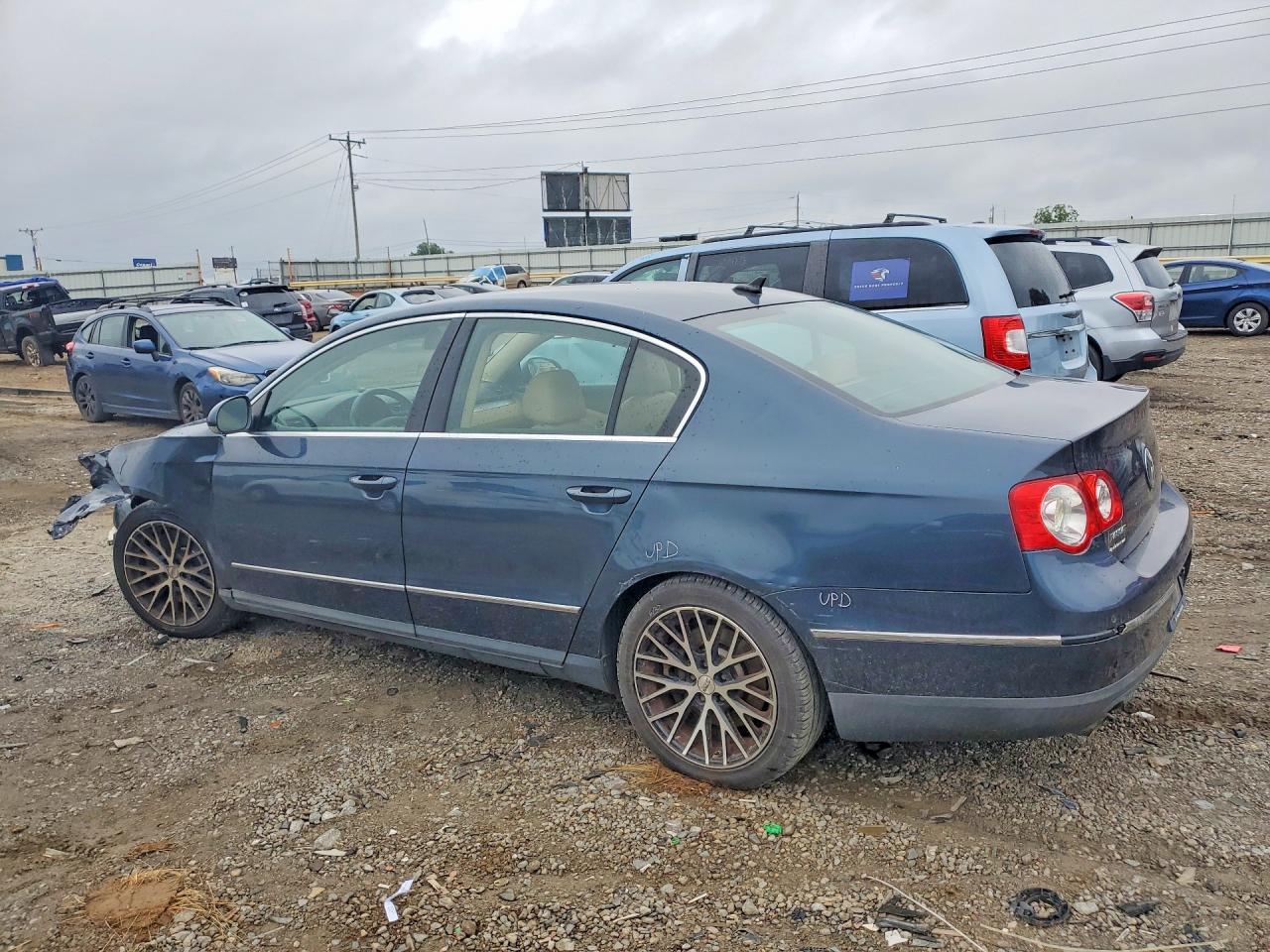 2008 Volkswagen Passat Vr6 4motion Blue vin: WVWDU73C18P065740