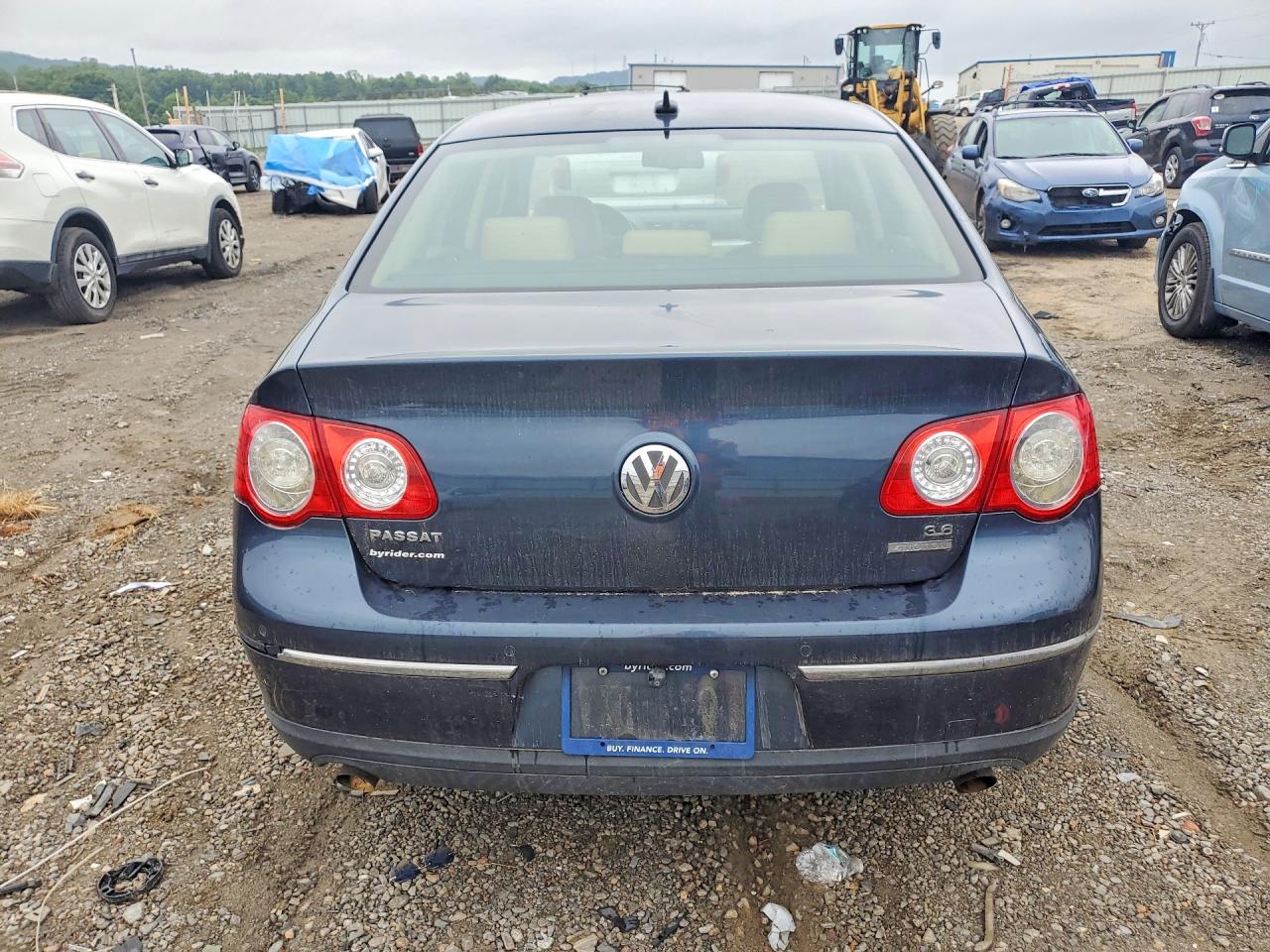 2008 Volkswagen Passat Vr6 4motion Blue vin: WVWDU73C18P065740