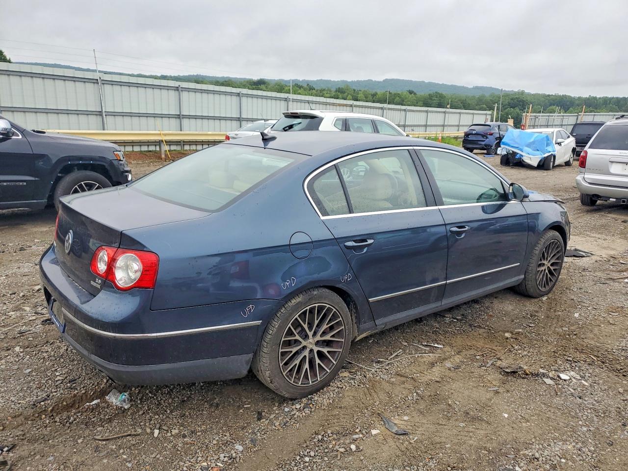 2008 Volkswagen Passat Vr6 4motion Blue vin: WVWDU73C18P065740