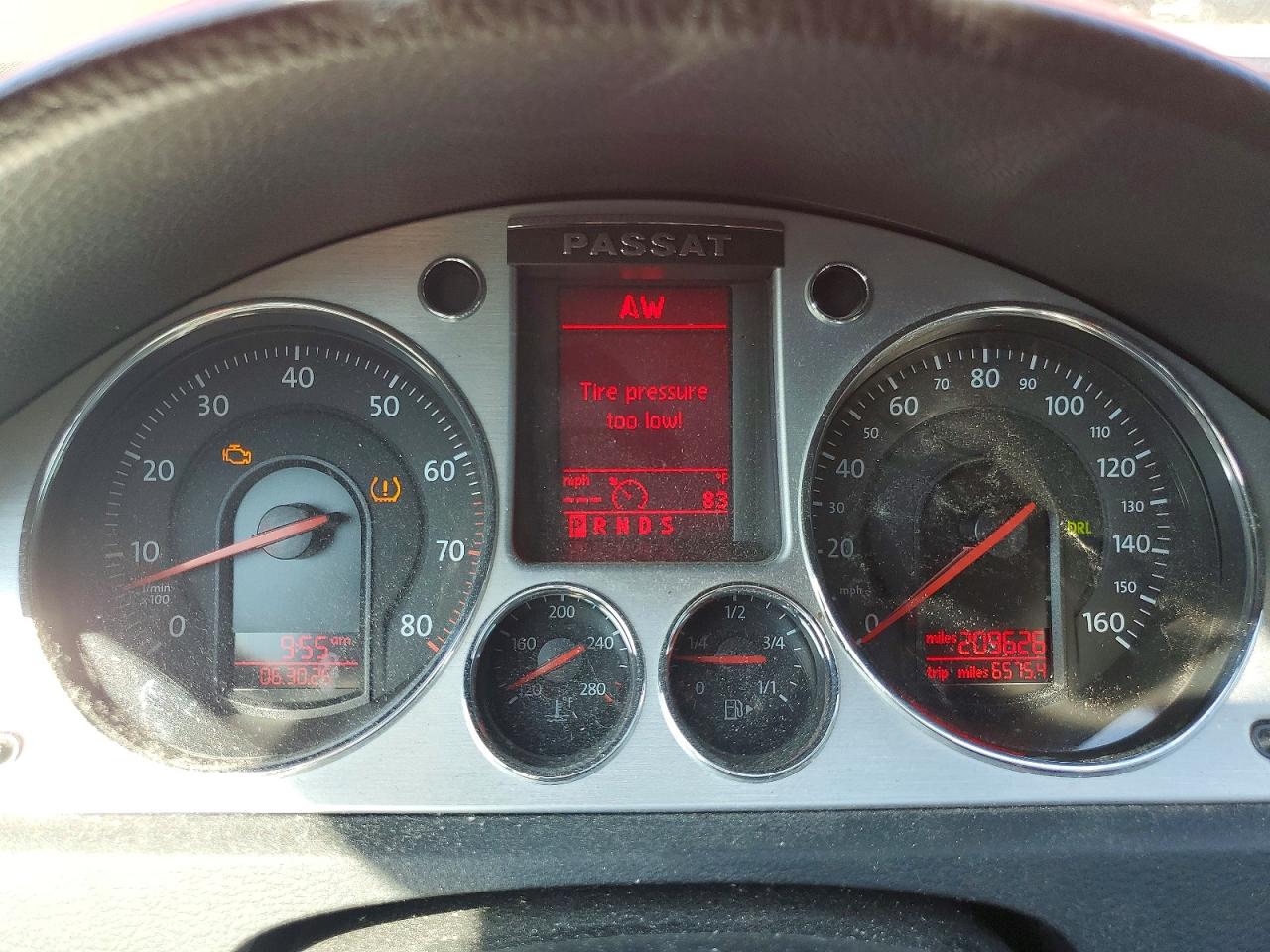 2008 Volkswagen Passat Vr6 4motion Red vin: WVWDU73C88P120698
