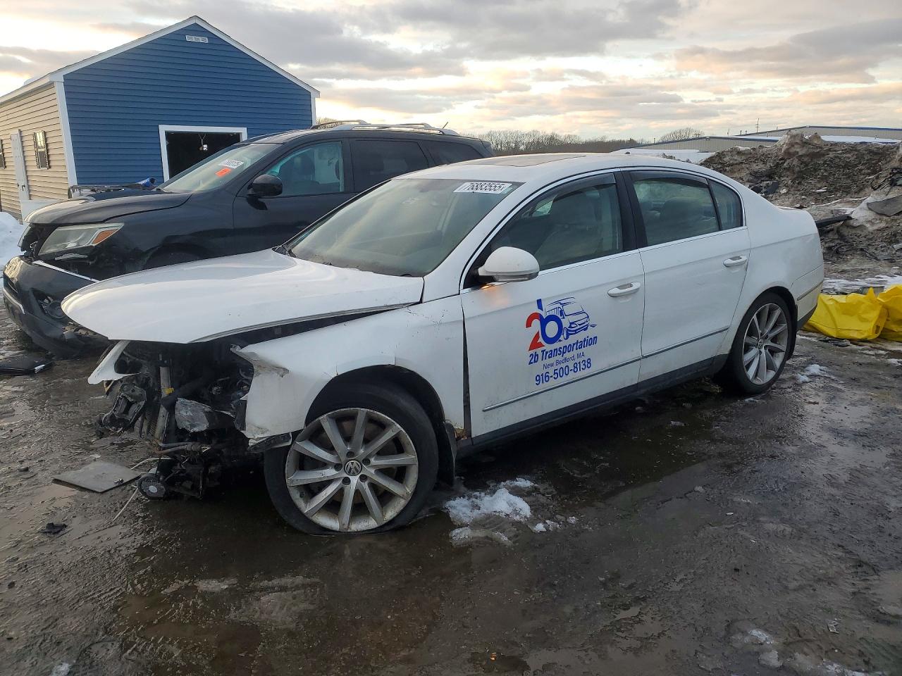 2008 Volkswagen Passat Vr6 4motion White vin: WVWDU73CX8E165864