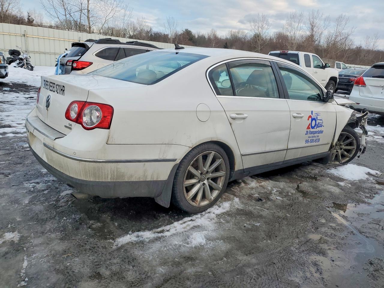 2008 Volkswagen Passat Vr6 4motion White vin: WVWDU73CX8E165864