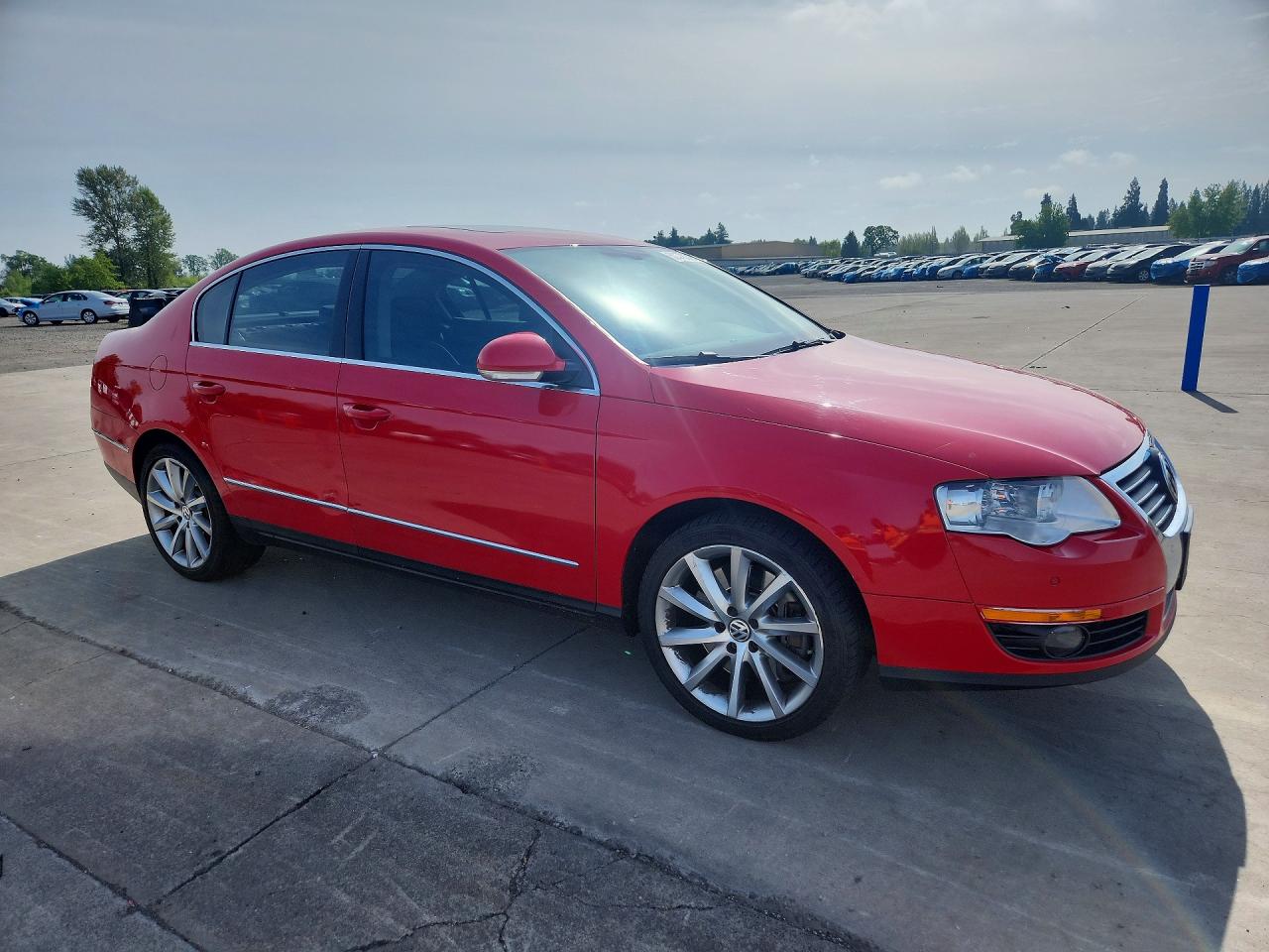 2007 Volkswagen Passat 3.6l 4motion Sport Red vin: WVWDU93C97P106545