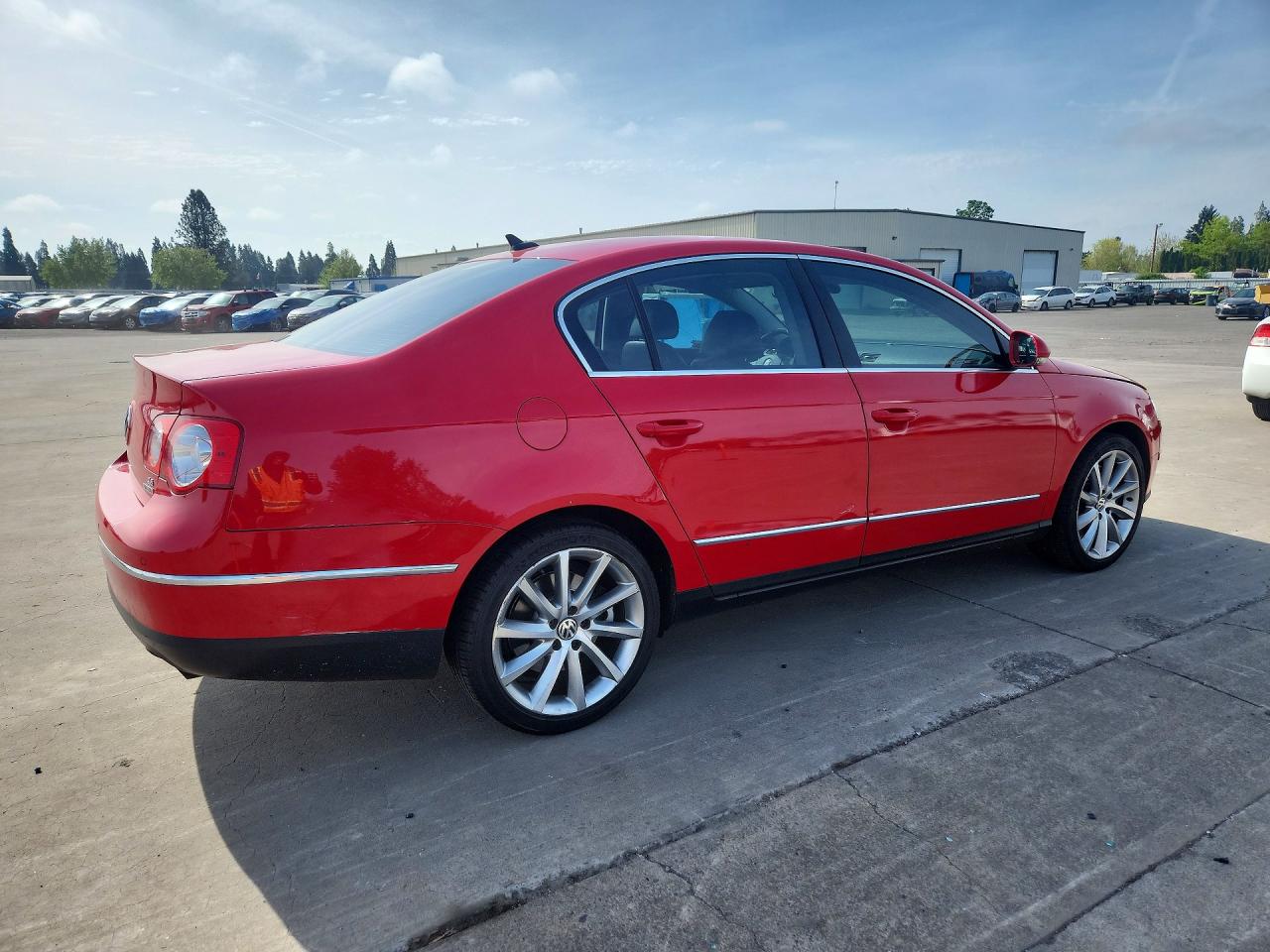 2007 Volkswagen Passat 3.6l 4motion Sport Red vin: WVWDU93C97P106545