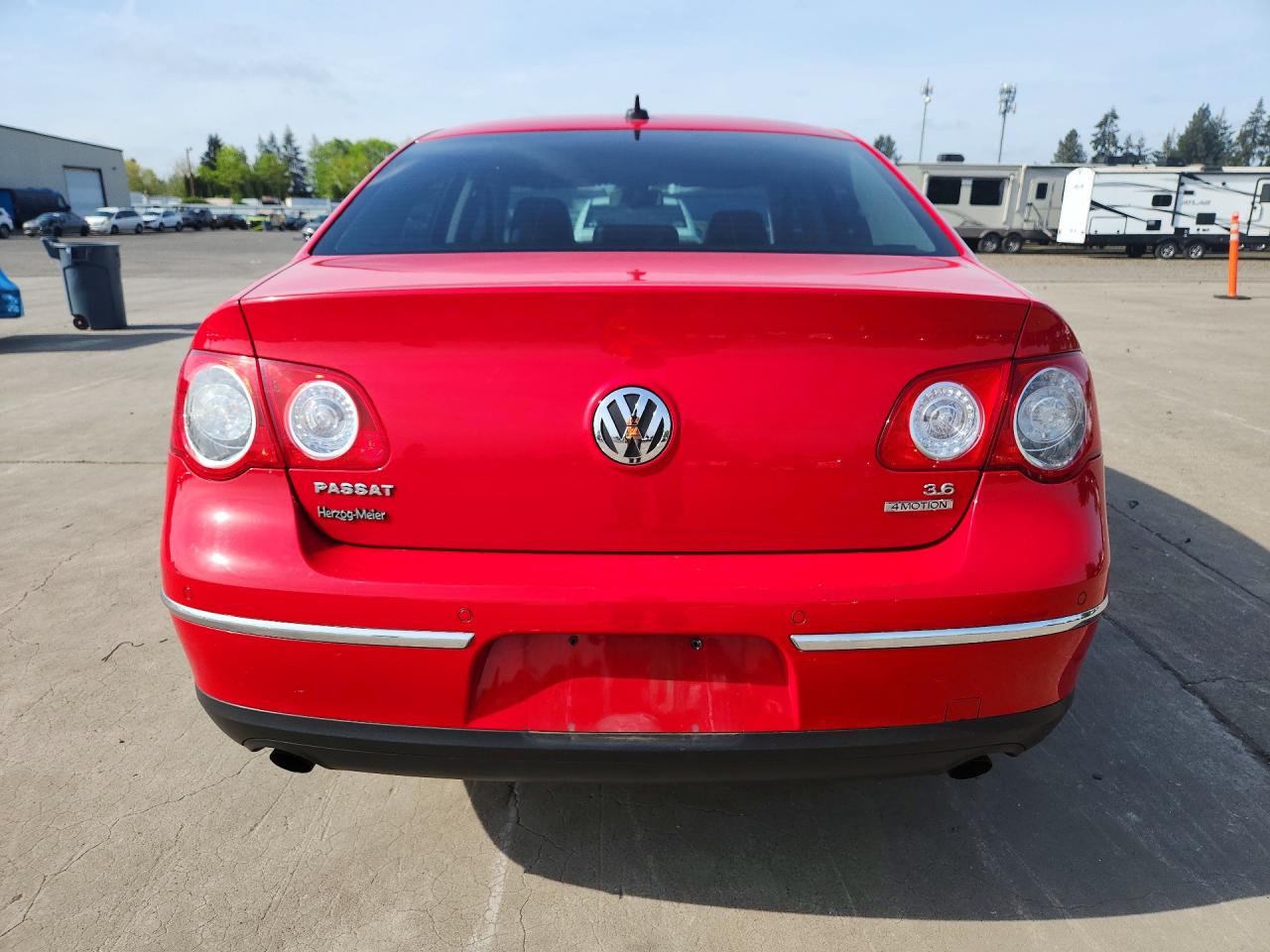 2007 Volkswagen Passat 3.6l 4motion Sport Red vin: WVWDU93C97P106545