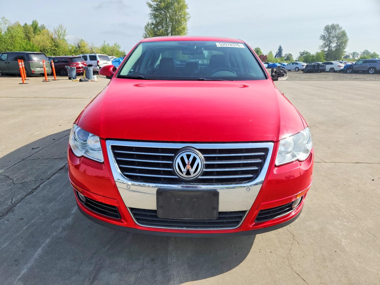2007 Volkswagen Passat 3.6l 4motion Sport Red vin: WVWDU93C97P106545