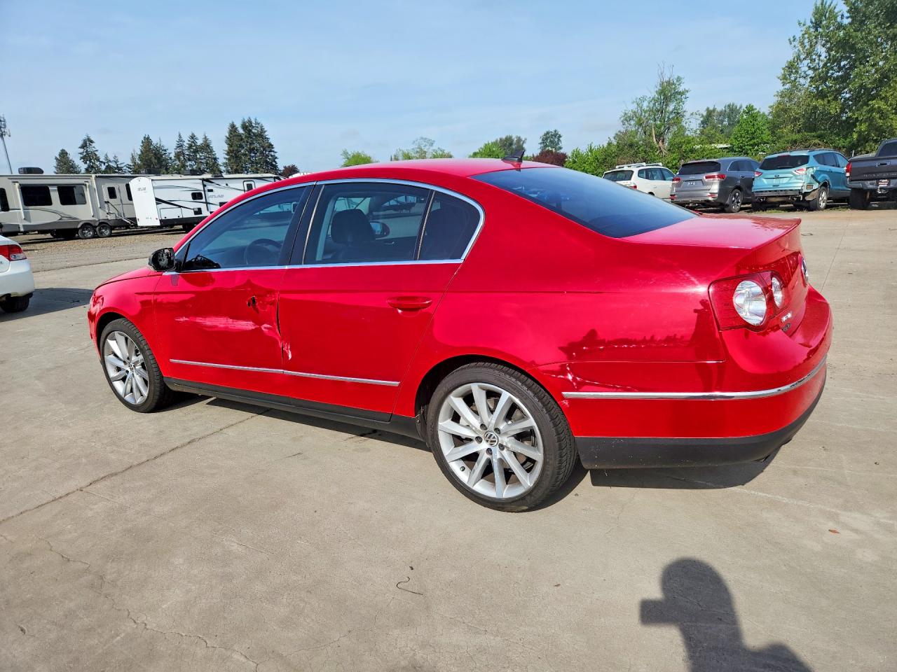 2007 Volkswagen Passat 3.6l 4motion Sport Red vin: WVWDU93C97P106545