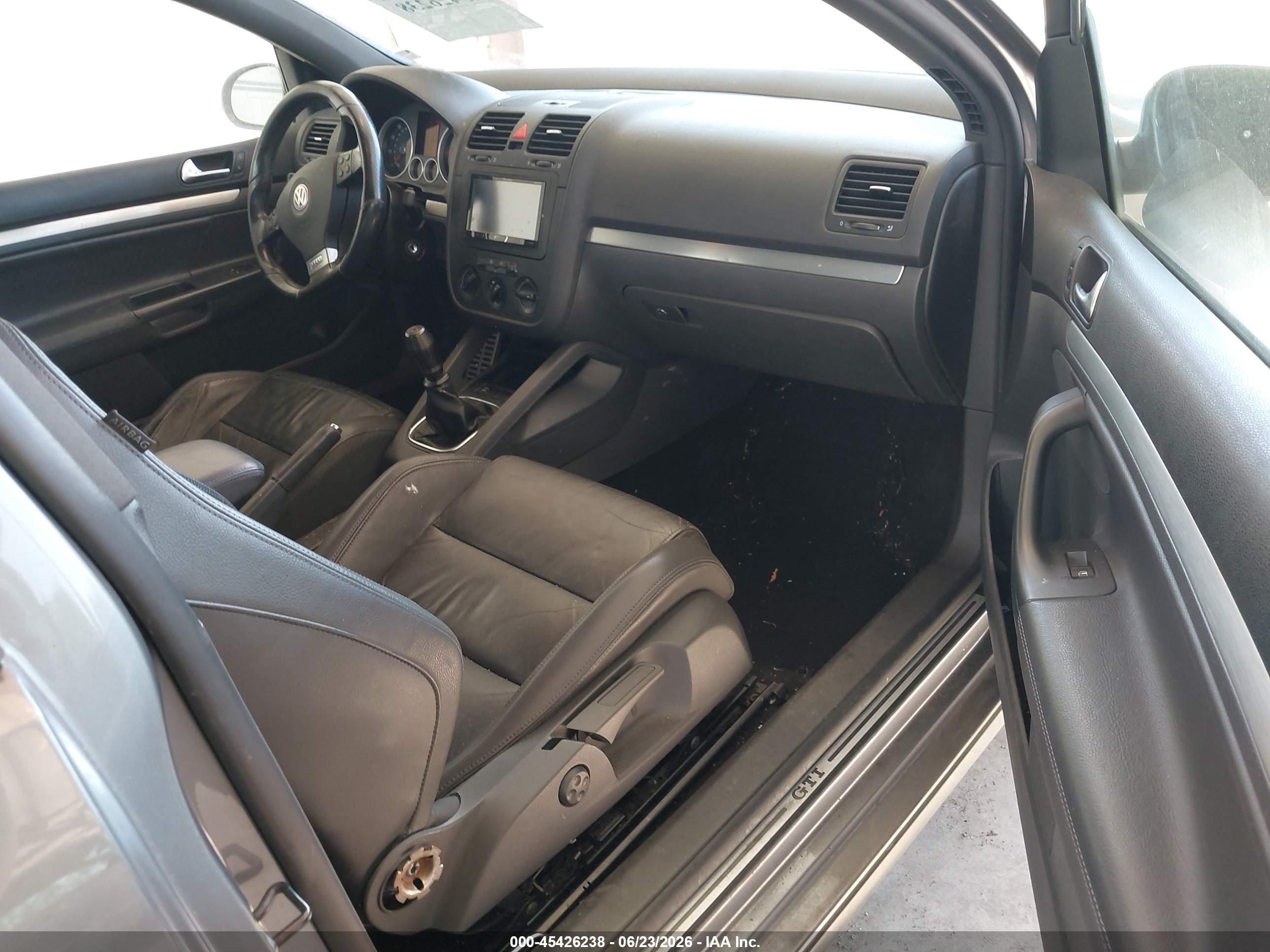 2009 Volkswagen Gti 2-door Gray vin: WVWED71K09W134763