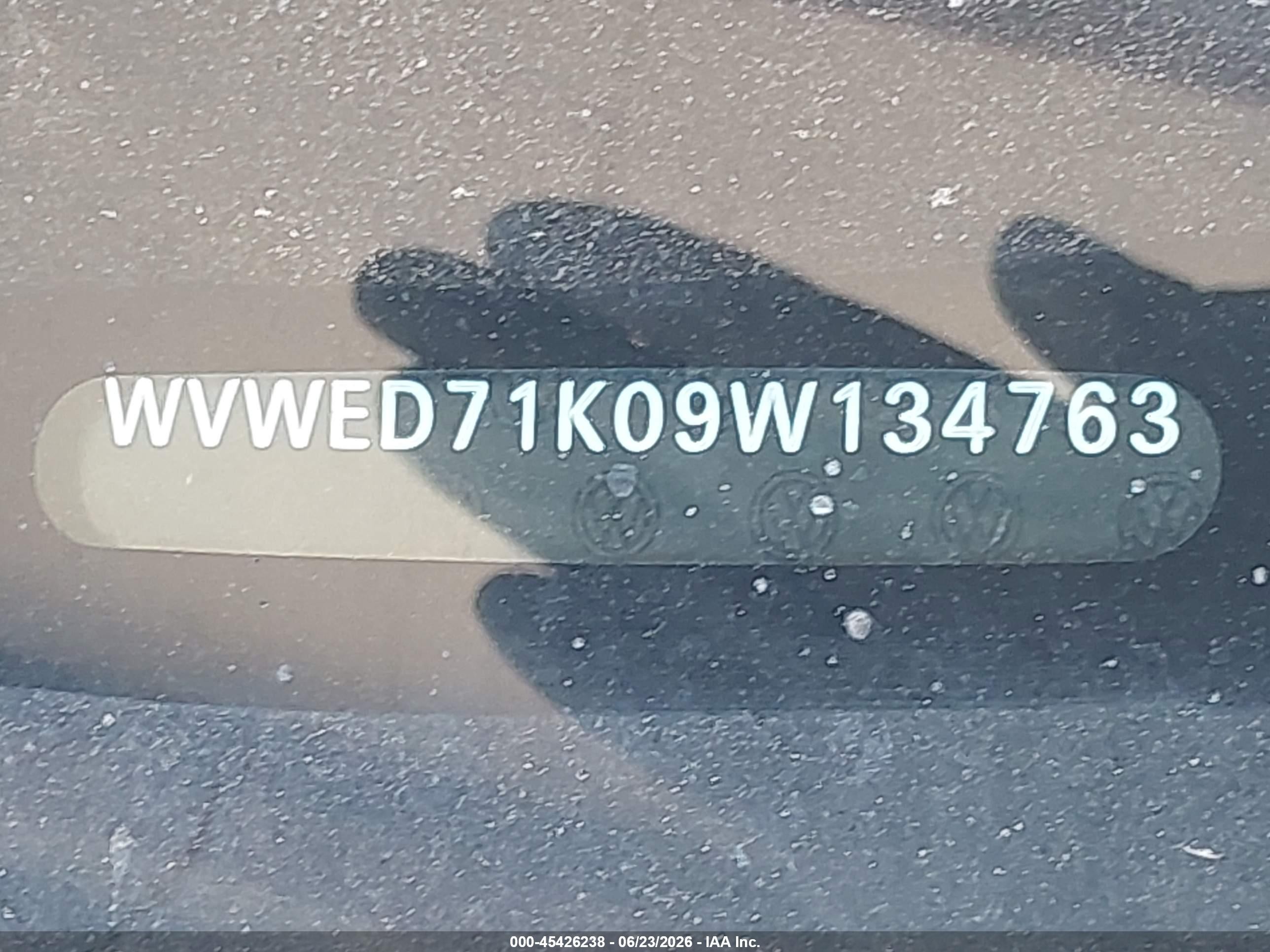 2009 Volkswagen Gti 2-door Gray vin: WVWED71K09W134763