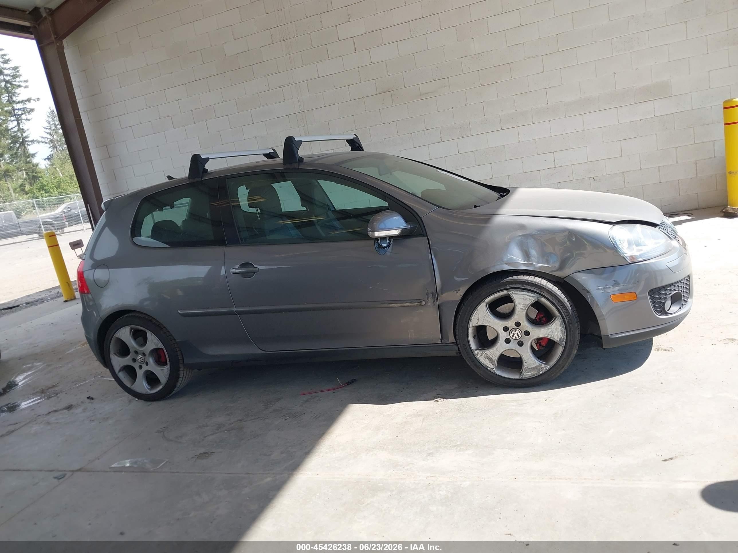 2009 Volkswagen Gti 2-door Gray vin: WVWED71K09W134763