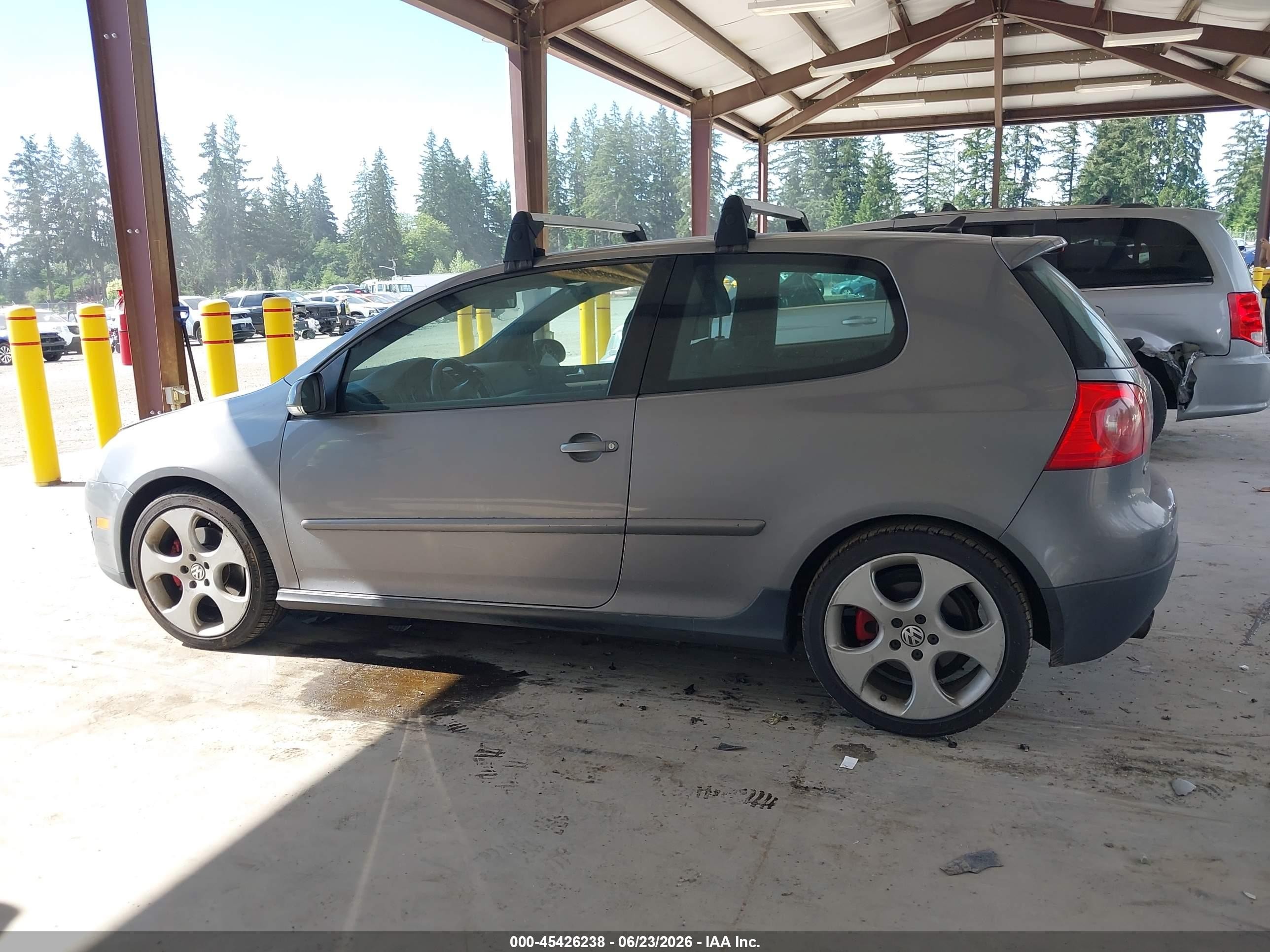 2009 Volkswagen Gti 2-door Gray vin: WVWED71K09W134763