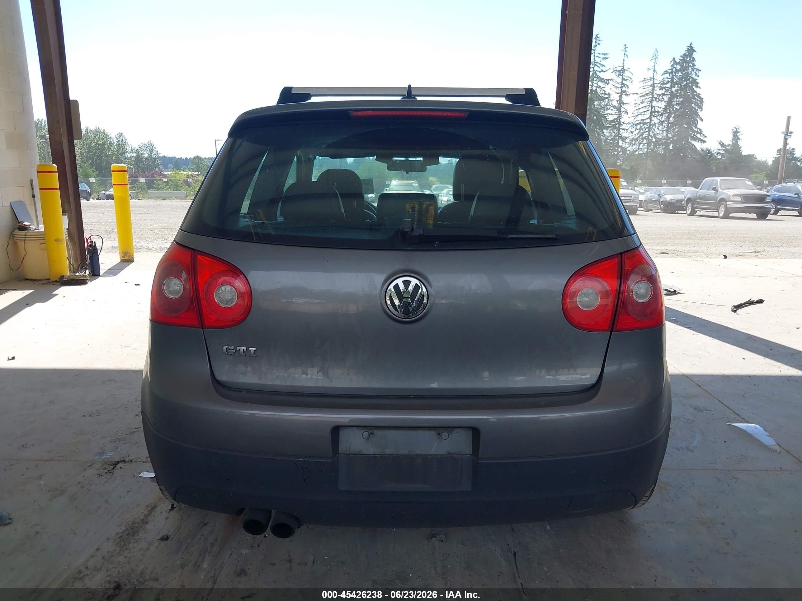 2009 Volkswagen Gti 2-door Gray vin: WVWED71K09W134763