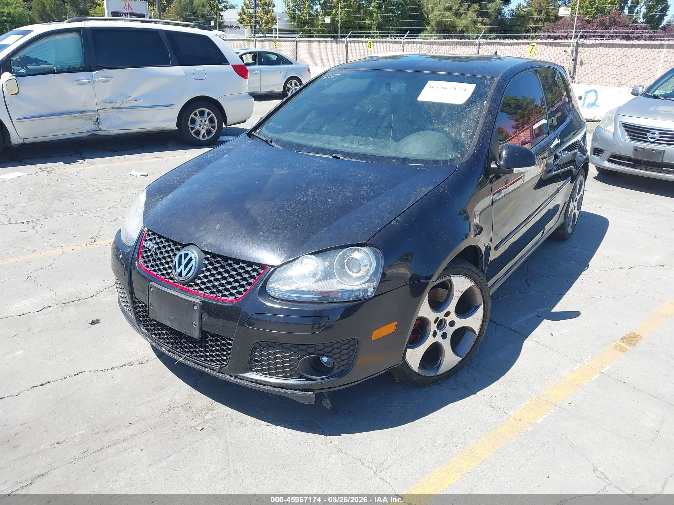 2009 Volkswagen Gti 2-door Black vin: WVWED71K09W135072