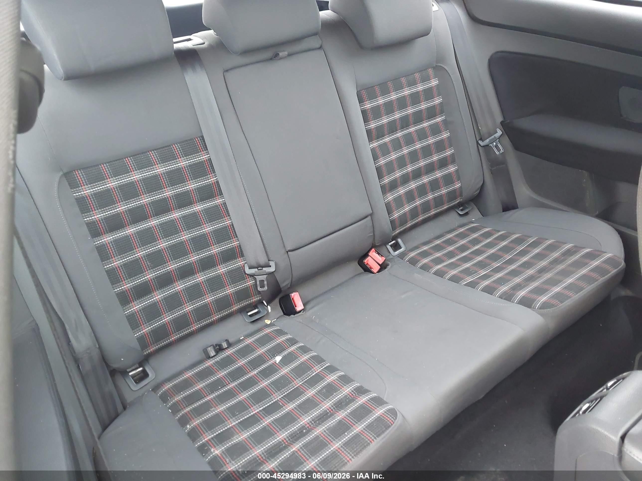 2008 Volkswagen Gti 2-door Black vin: WVWED71K58W311435