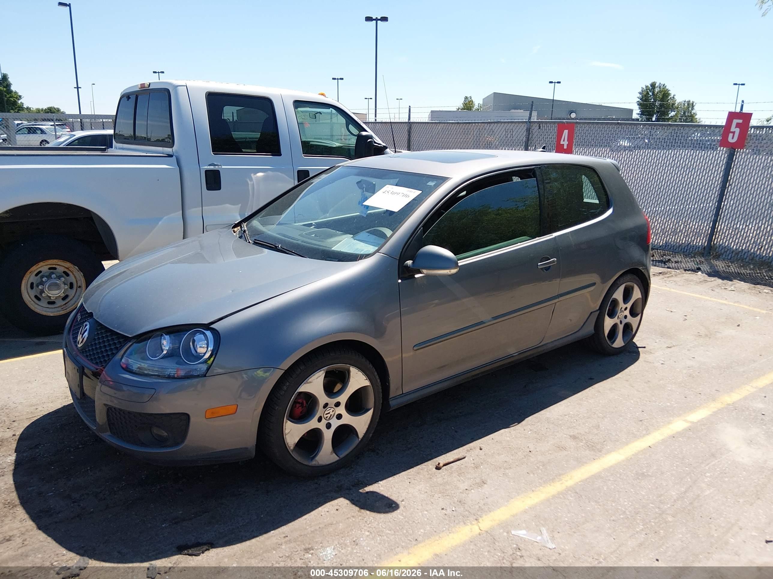 2009 Volkswagen Gti   Gray vin: WVWED71KX9W114813