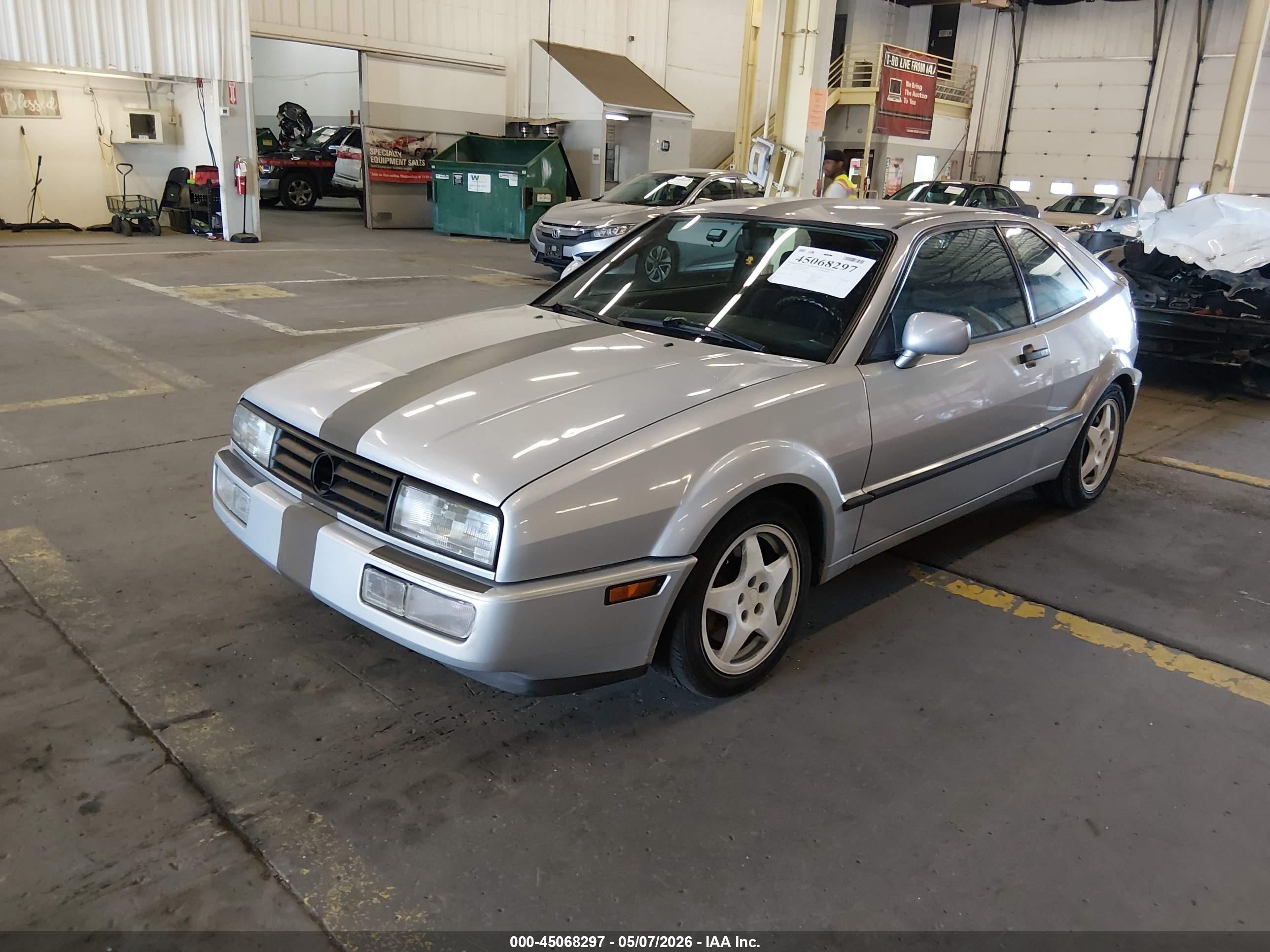 1992 Volkswagen Corrado Slc Silver vin: WVWEE4506NK008333