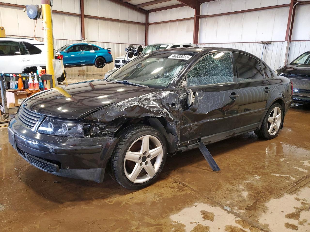 2001 Volkswagen Passat Glx 4motion Black vin: WVWEH63B61E004265