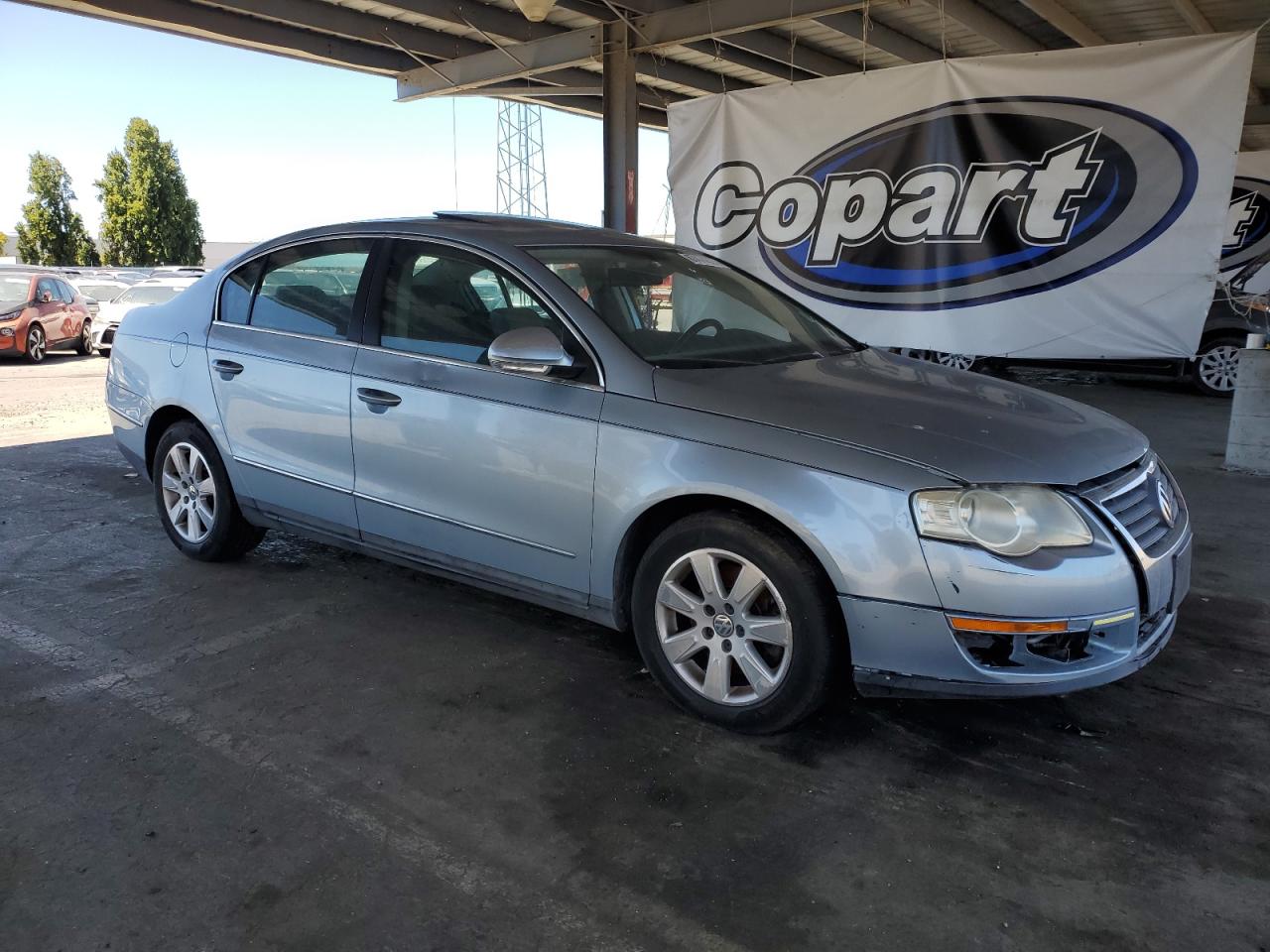 2006 Volkswagen Passat 2.0t Luxury Blue vin: WVWEK73C86E036433
