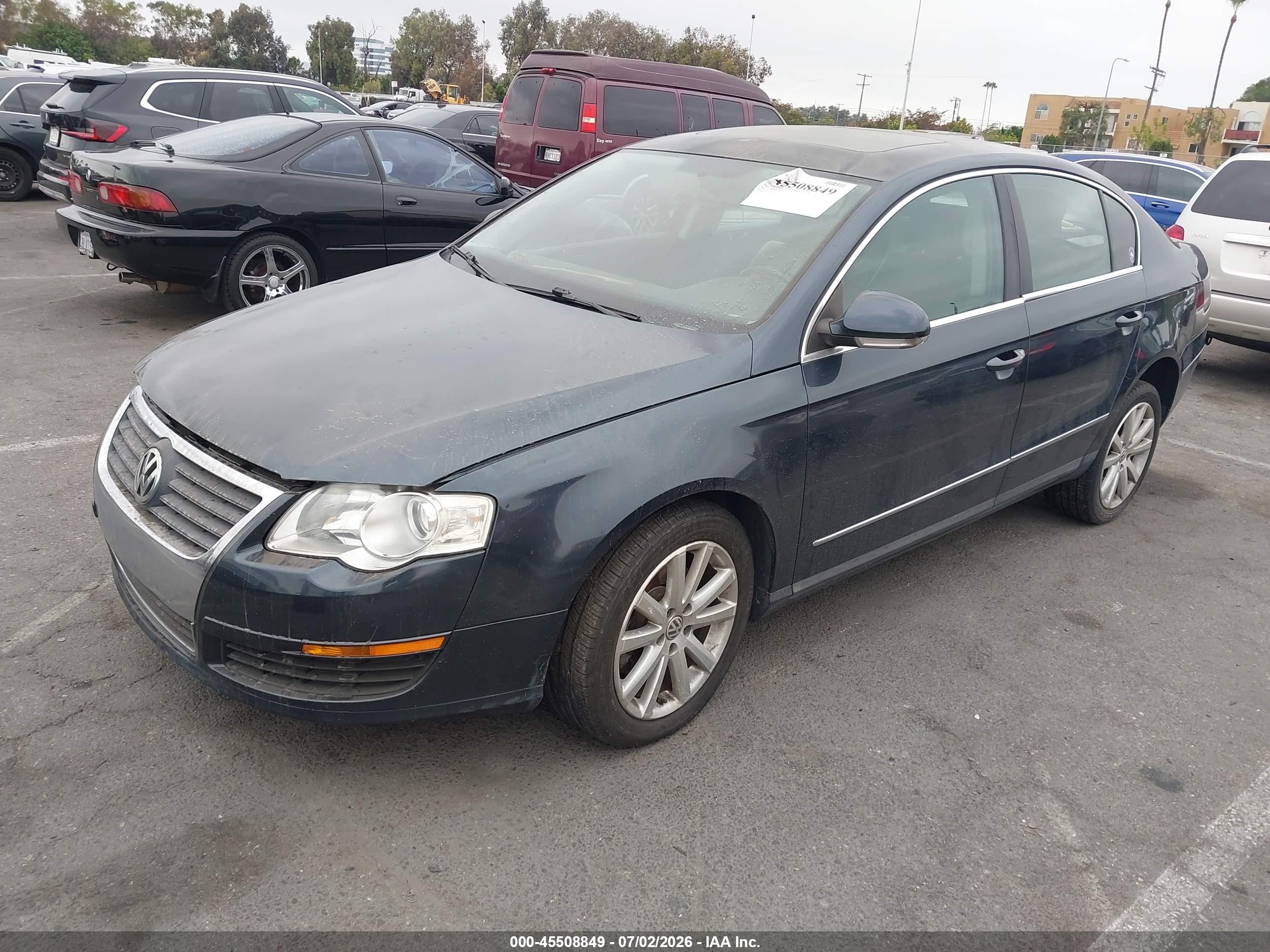 2006 Volkswagen Passat 2.0t Blue vin: WVWEK73CX6P146047