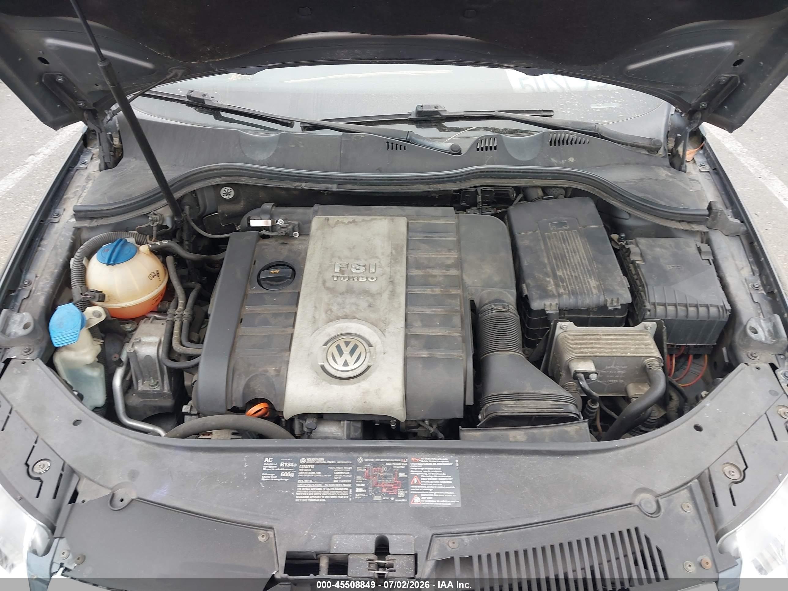 2006 Volkswagen Passat 2.0t Blue vin: WVWEK73CX6P146047