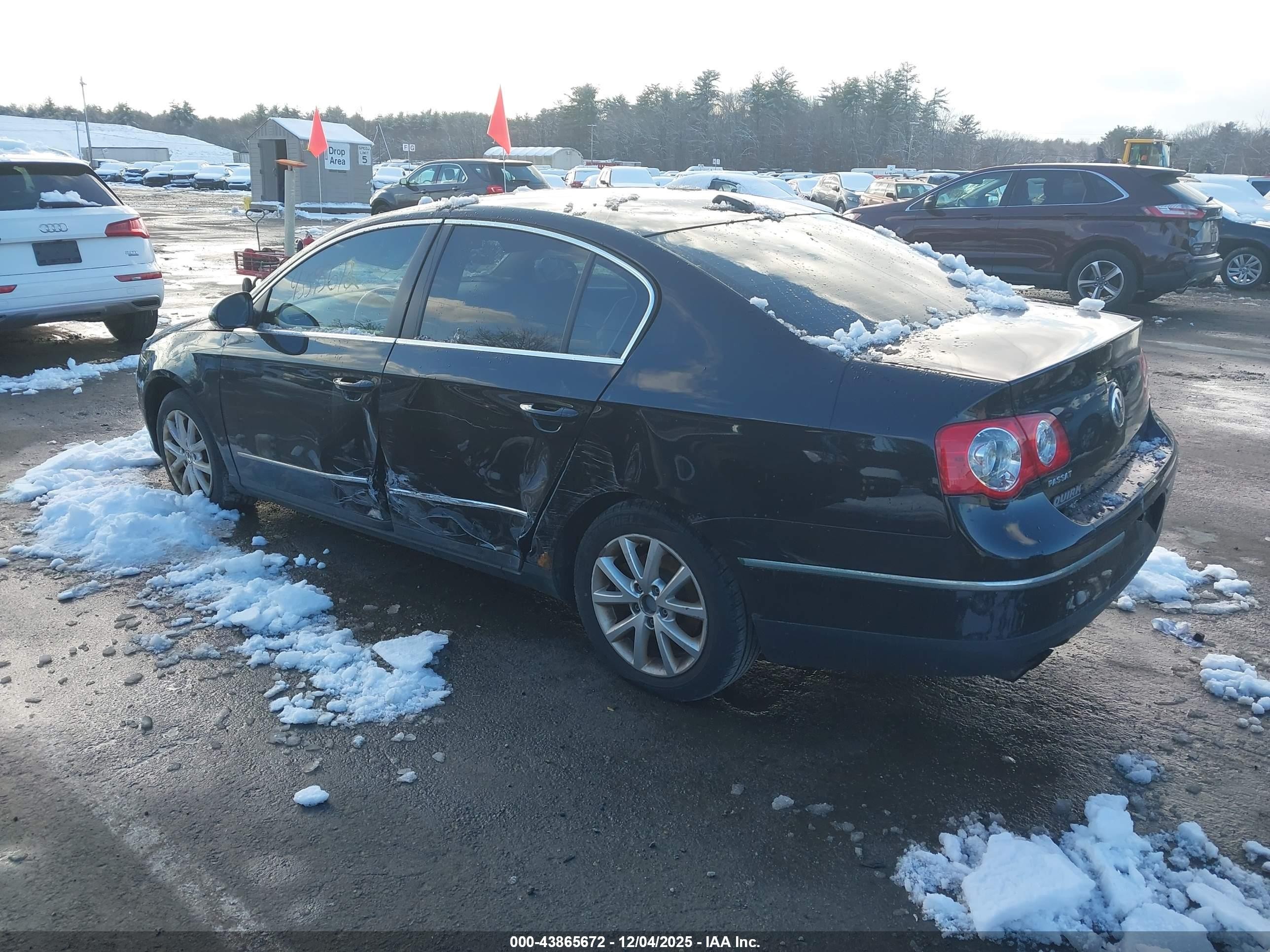 2006 Volkswagen Passat 2.0t Черный vin: WVWEK93CX6P015423