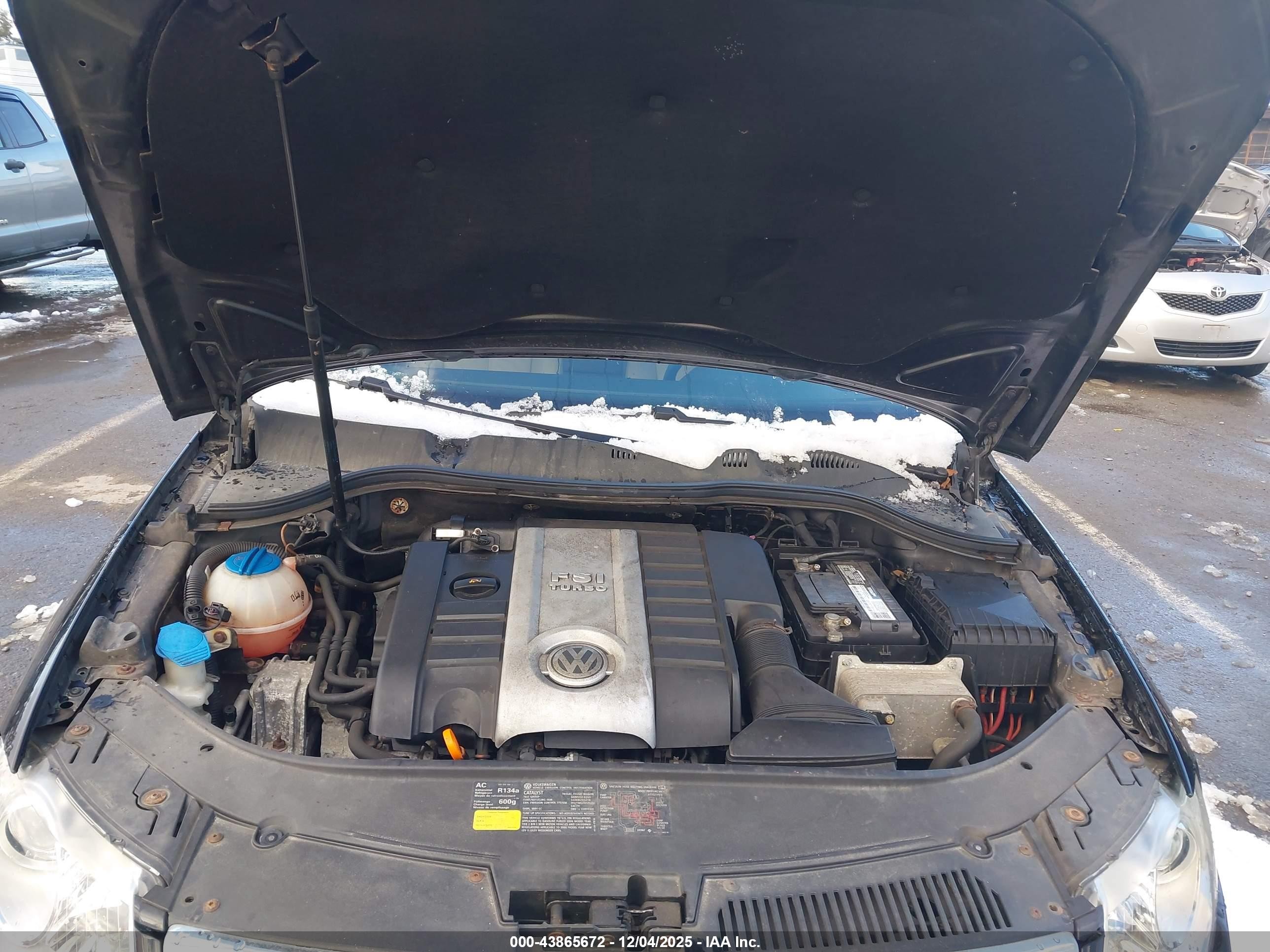 2006 Volkswagen Passat 2.0t Черный vin: WVWEK93CX6P015423