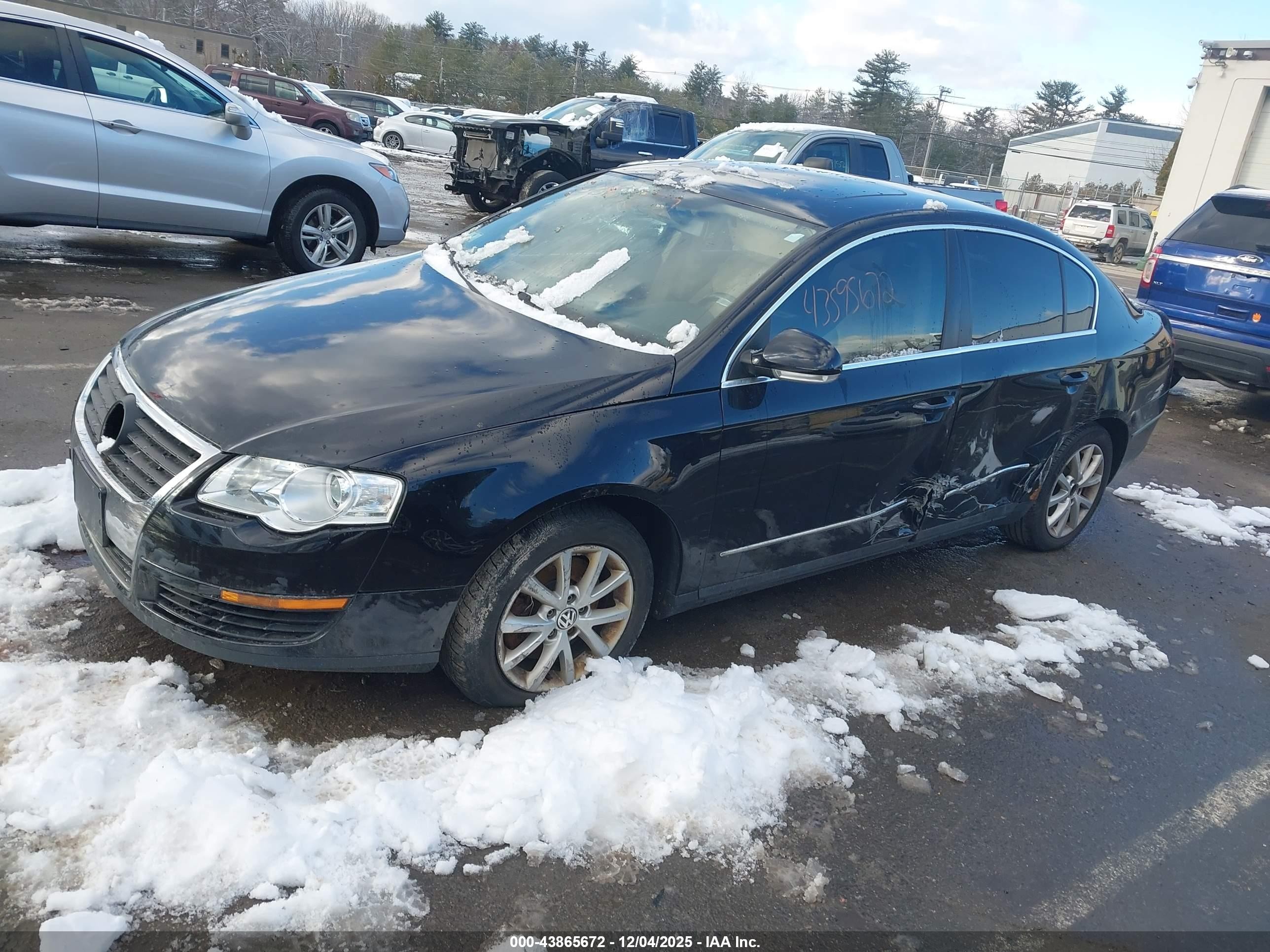 2006 Volkswagen Passat 2.0t Черный vin: WVWEK93CX6P015423