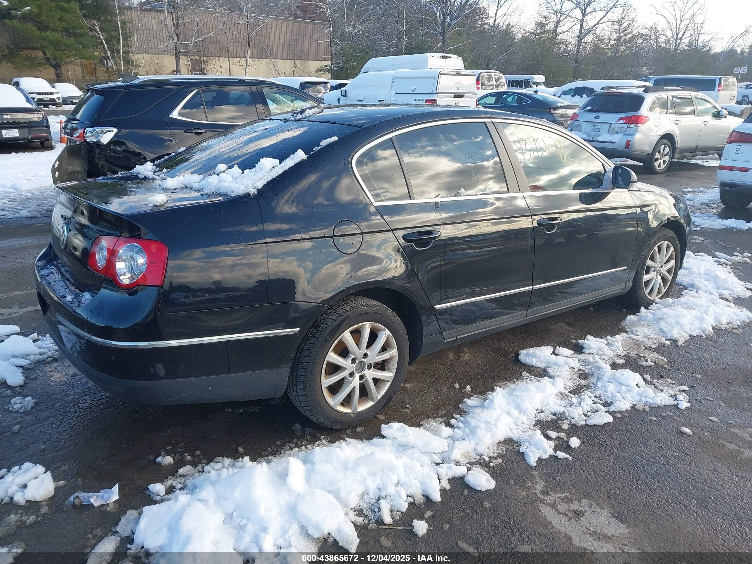 2006 Volkswagen Passat 2.0t Черный vin: WVWEK93CX6P015423