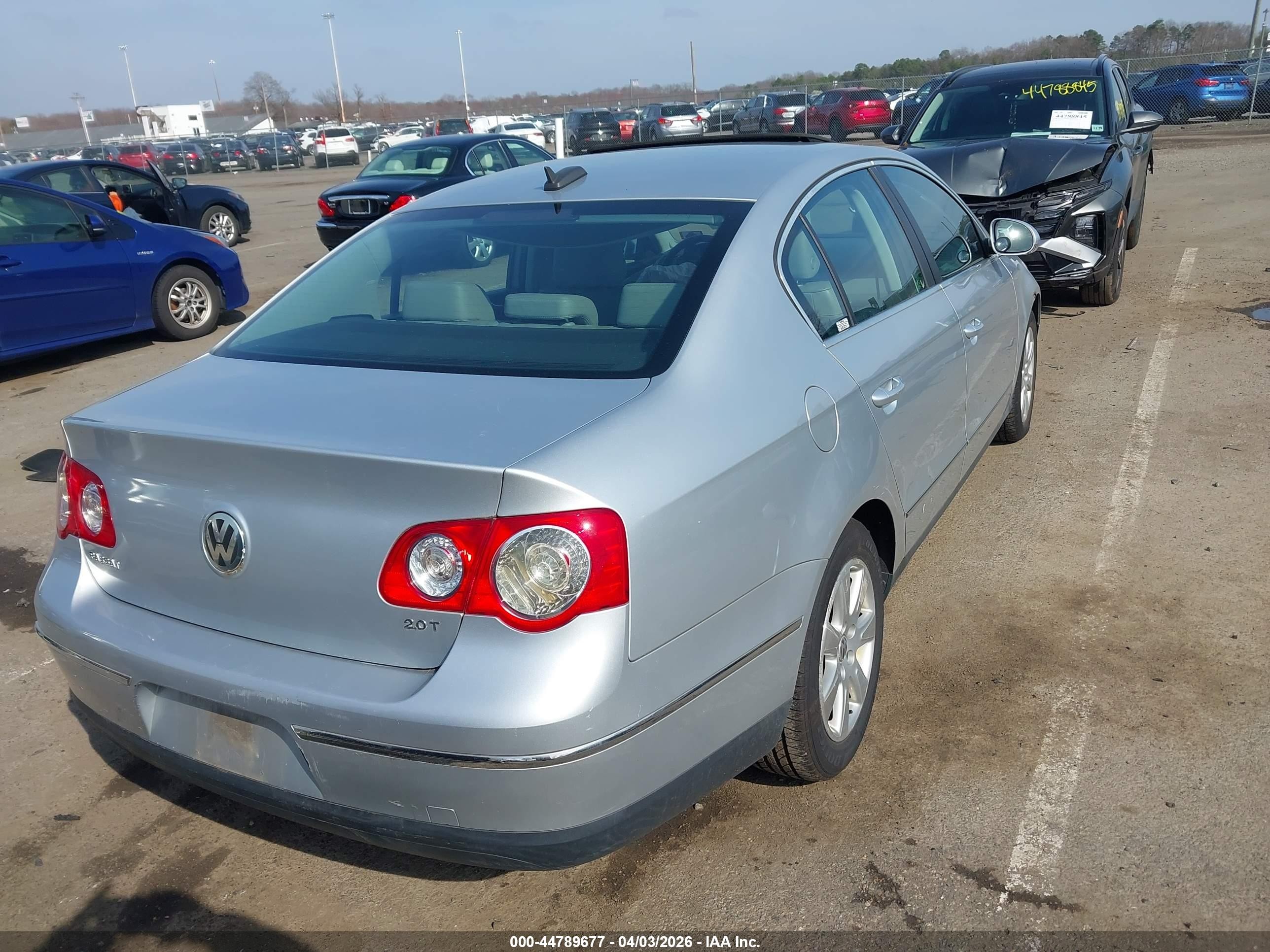 2006 Volkswagen Passat 2.0t Black vin: WVWEK93CX6P060345