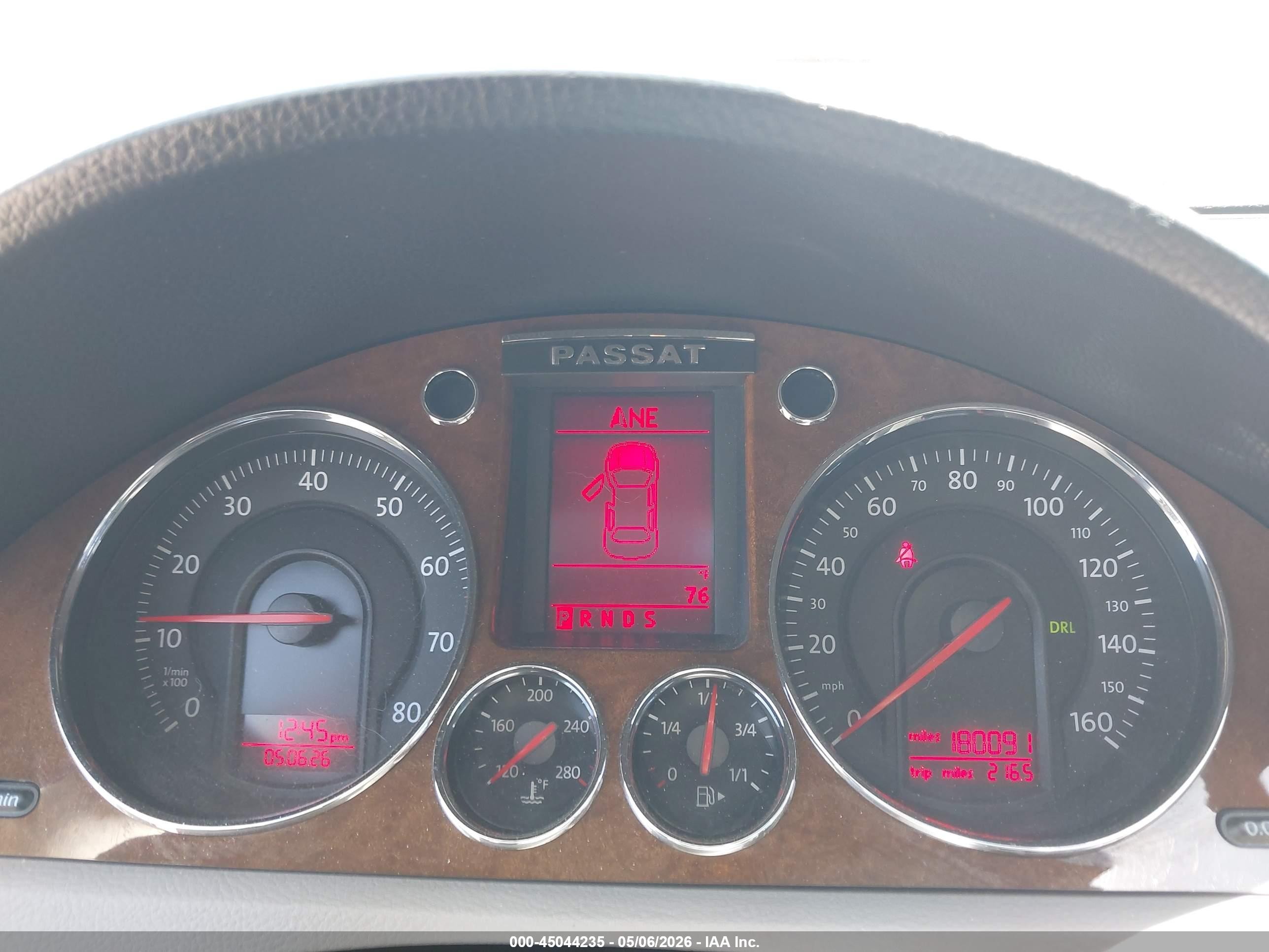 2006 Volkswagen Passat 3.6 Серый vin: WVWEU73C56P073244
