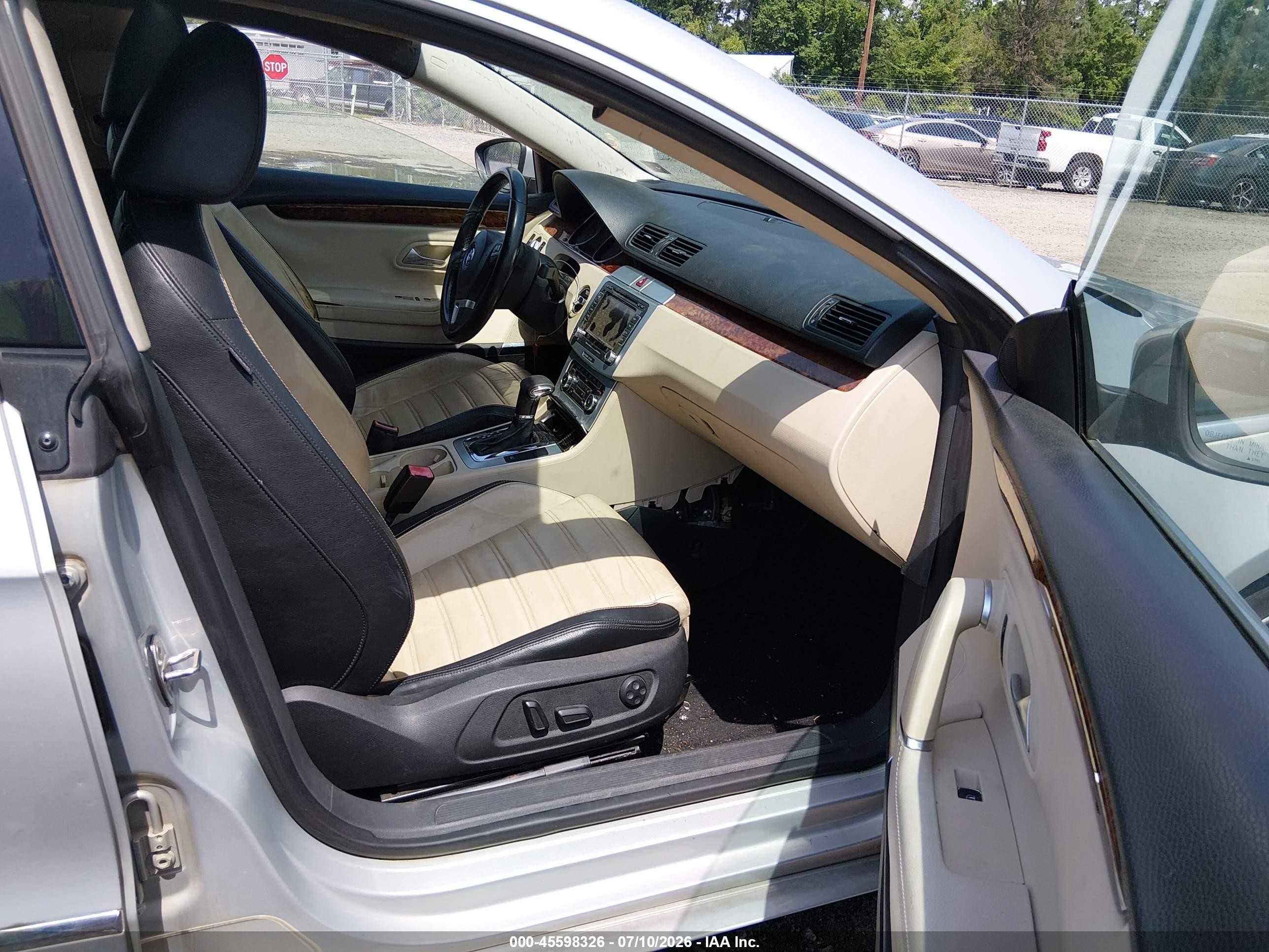 2010 Volkswagen Cc Vr6 Sport Silver vin: WVWEU7AN7AE567033