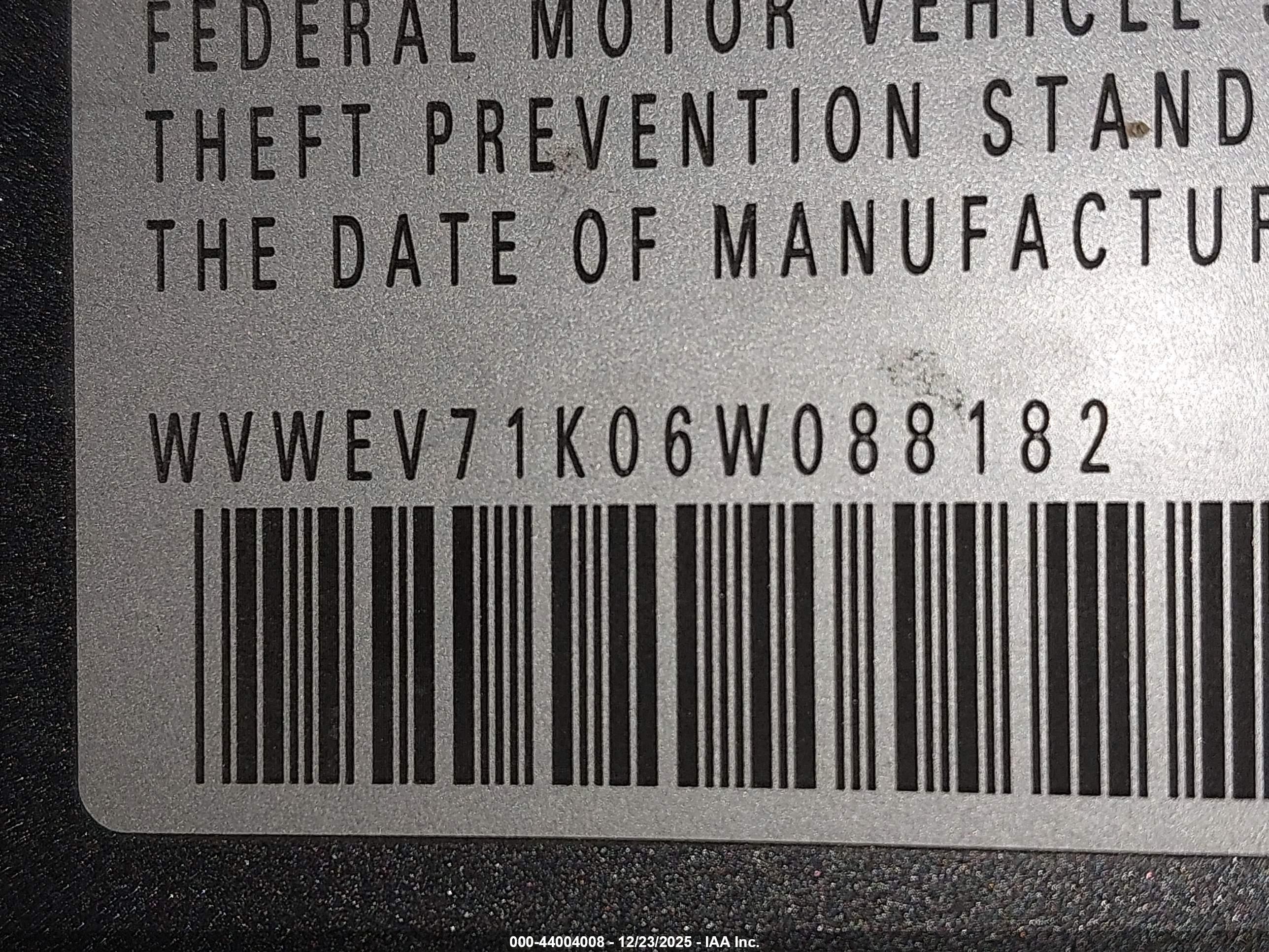 2006 Volkswagen Gti 2-door Silver vin: WVWEV71K06W088182