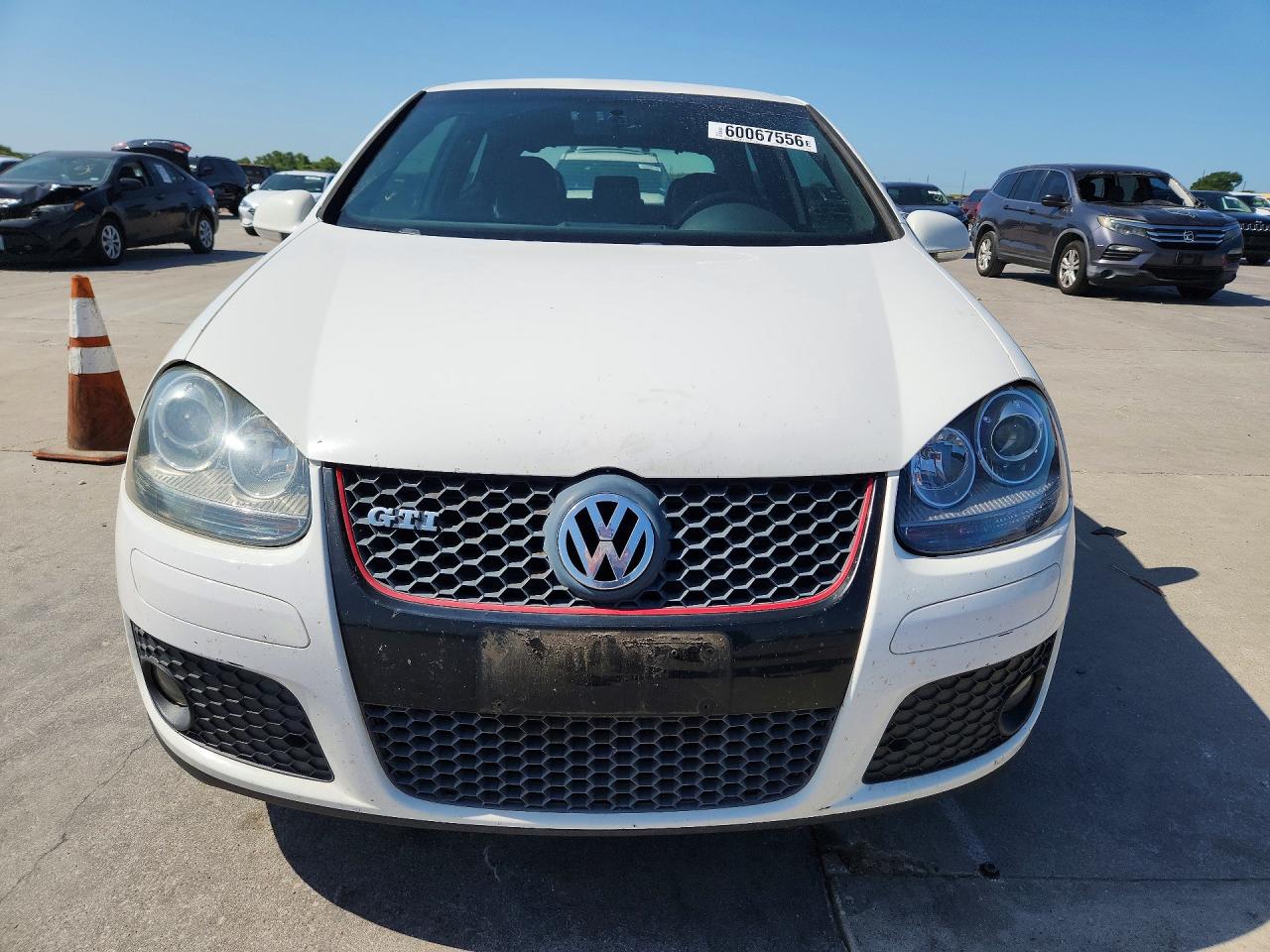 2008 Volkswagen Gti White vin: WVWEV71K08W054312