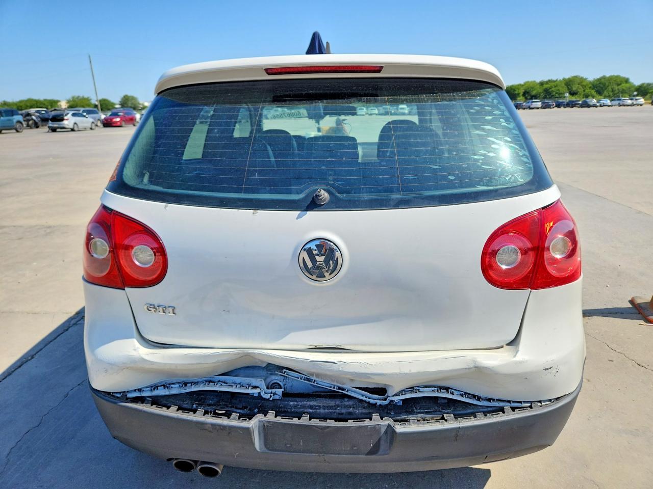 2008 Volkswagen Gti White vin: WVWEV71K08W054312