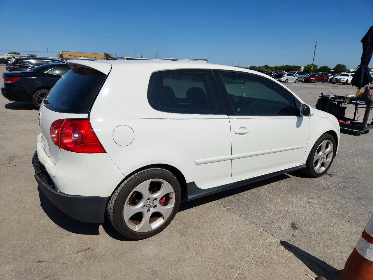 2008 Volkswagen Gti White vin: WVWEV71K08W054312