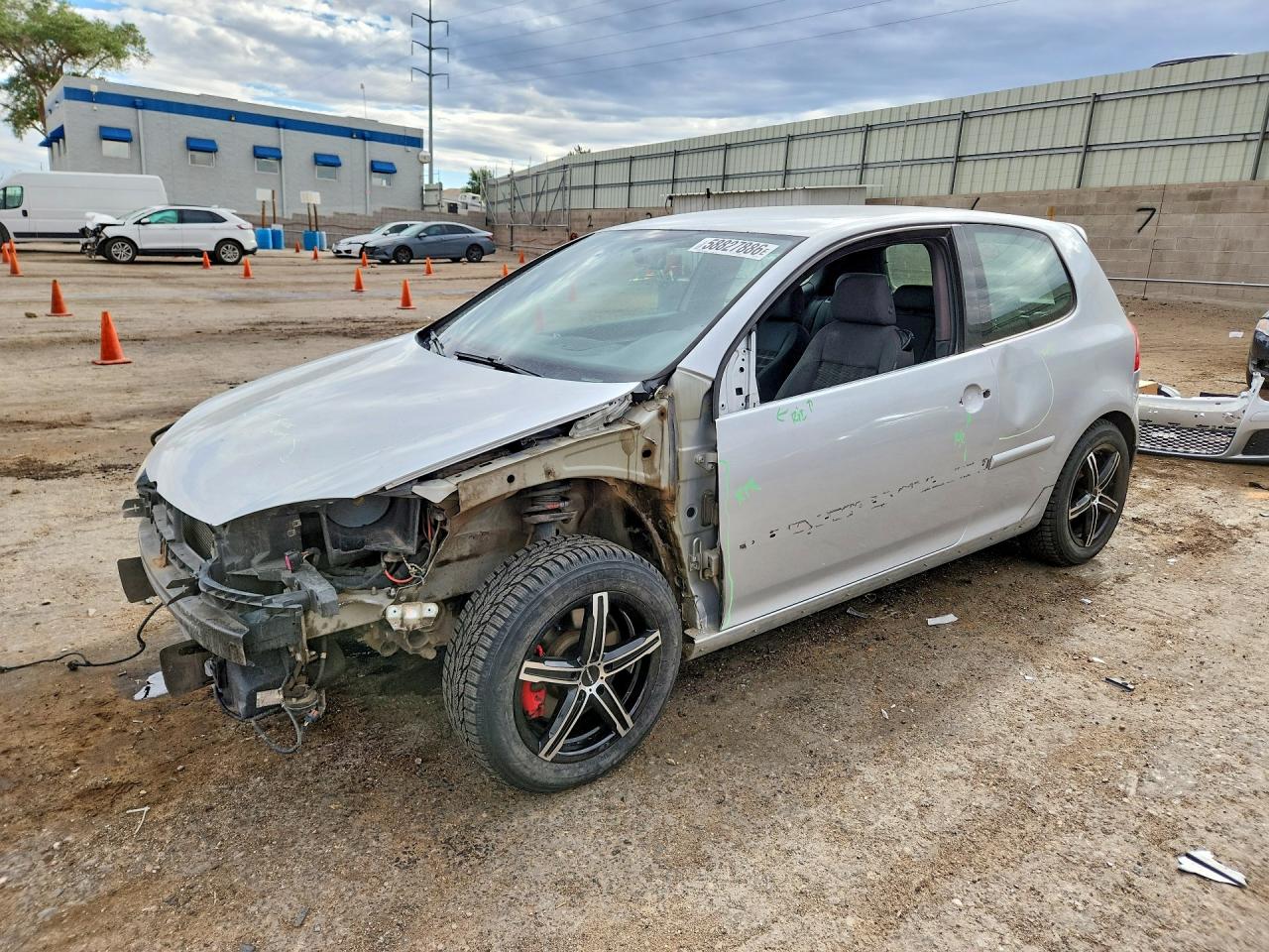 2007 Volkswagen New Gti Silver vin: WVWEV71K17W009751