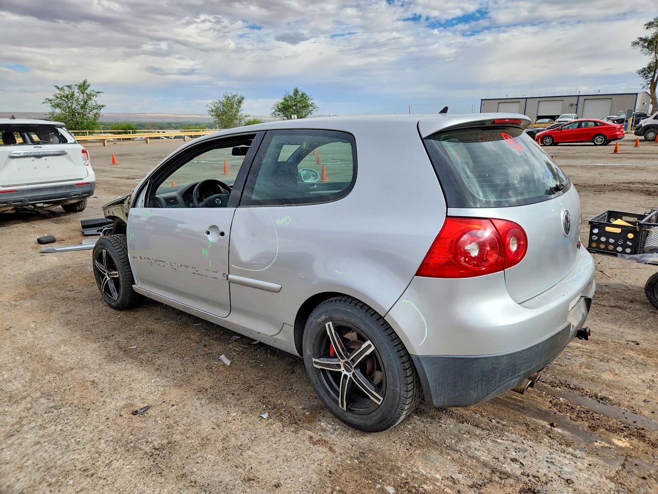 2007 Volkswagen New Gti Silver vin: WVWEV71K17W009751