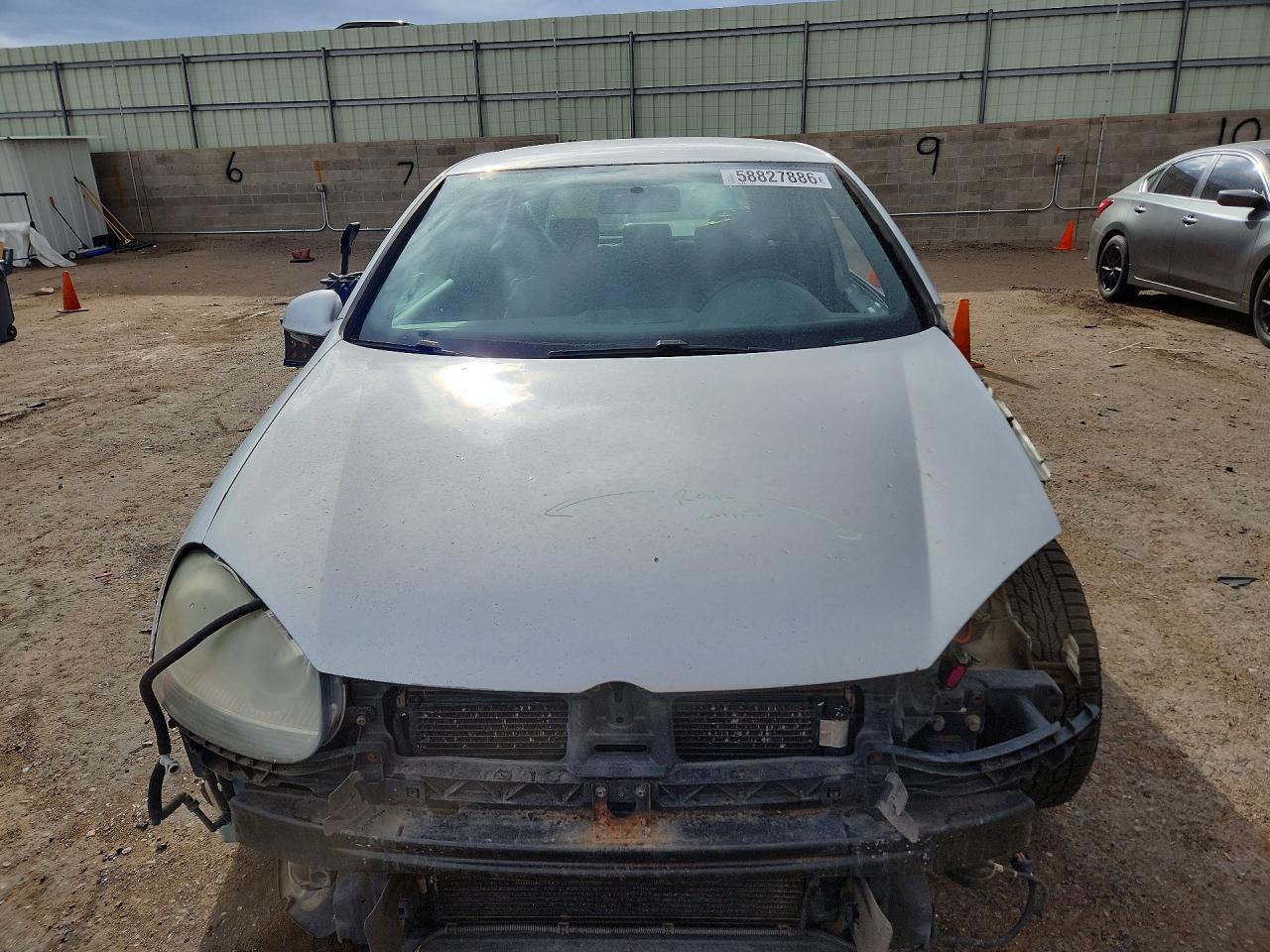 2007 Volkswagen New Gti Silver vin: WVWEV71K17W009751